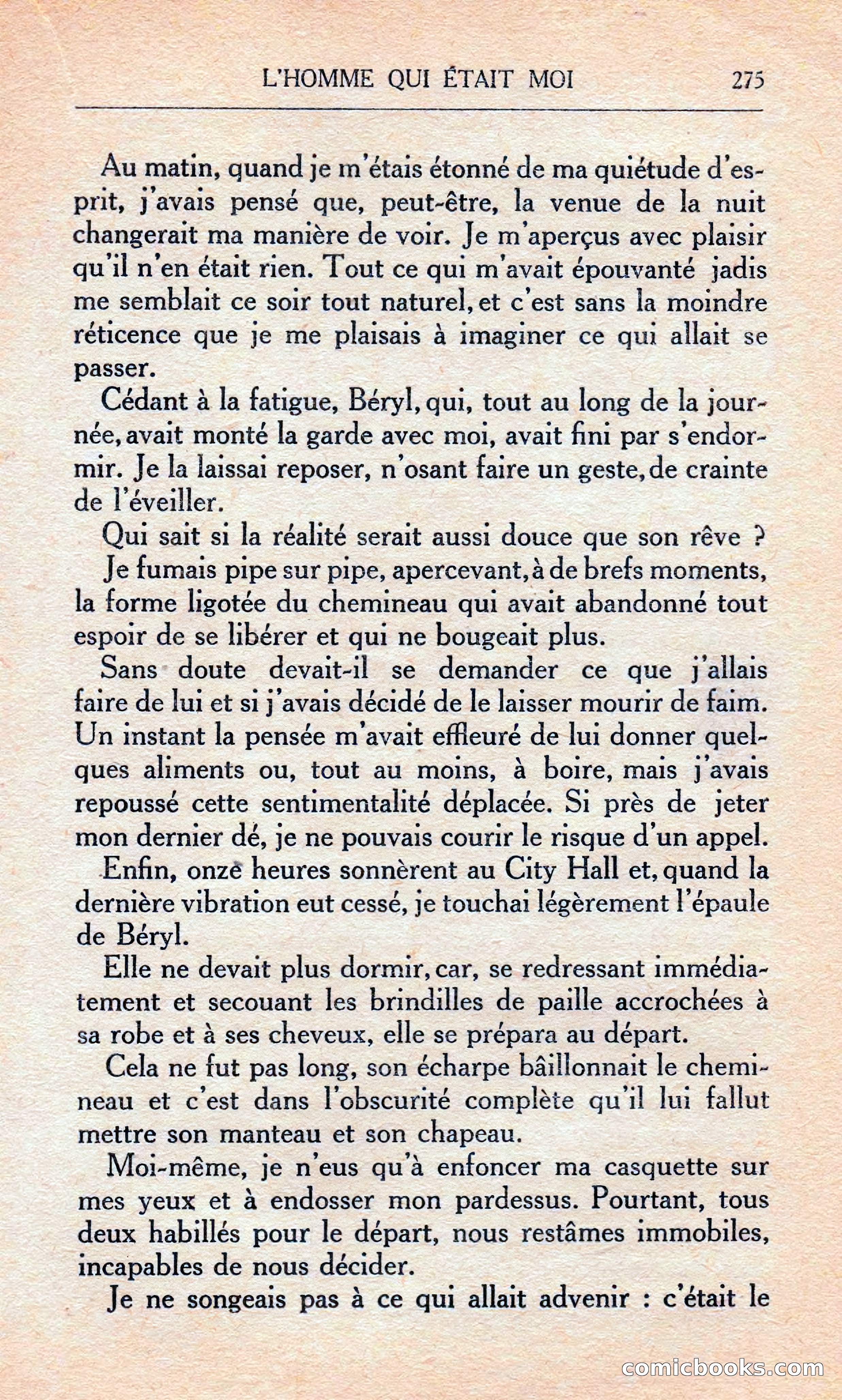 L'homme Qui Était Moi — page 281 of 309