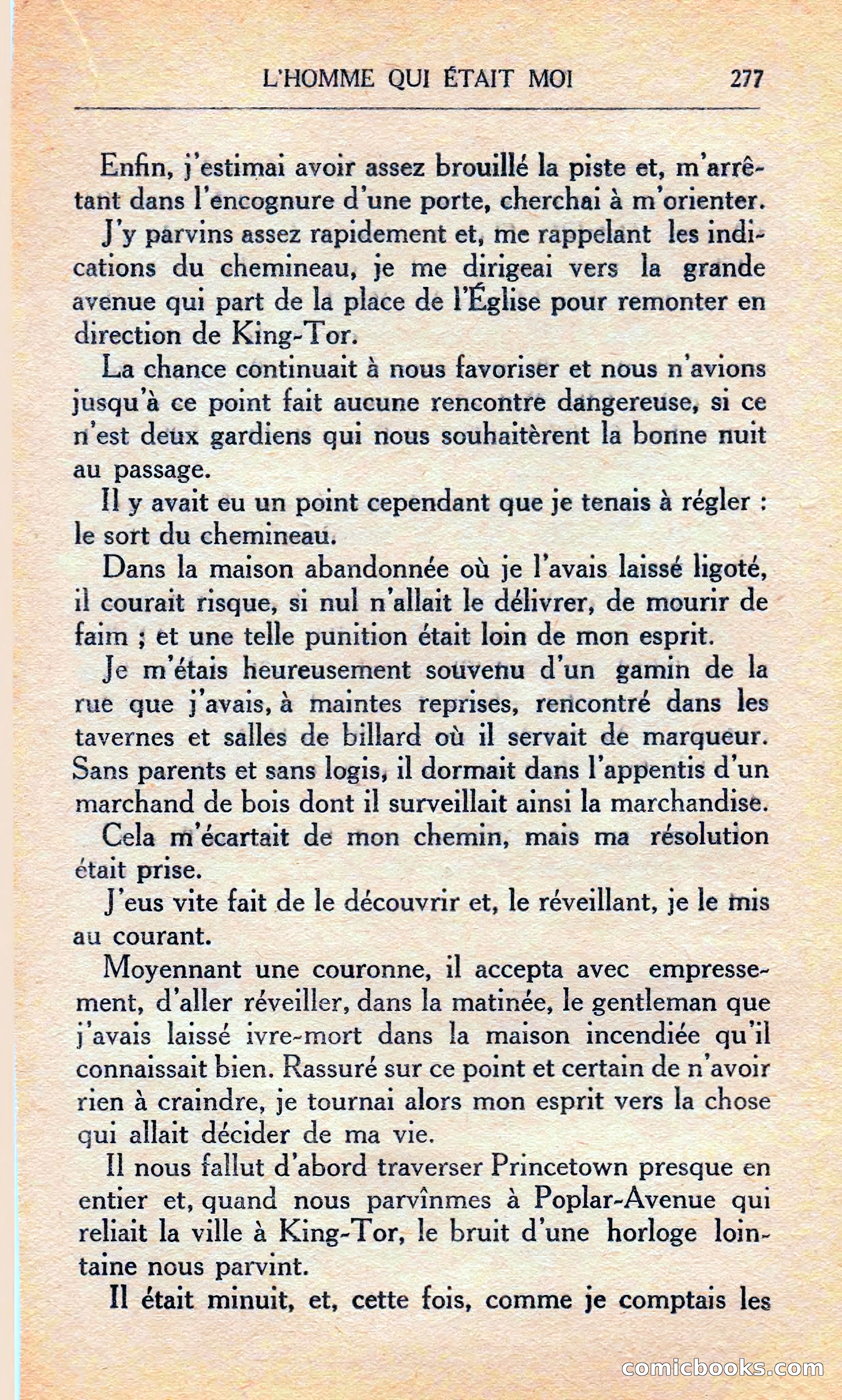L'homme Qui Était Moi — page 283 of 309