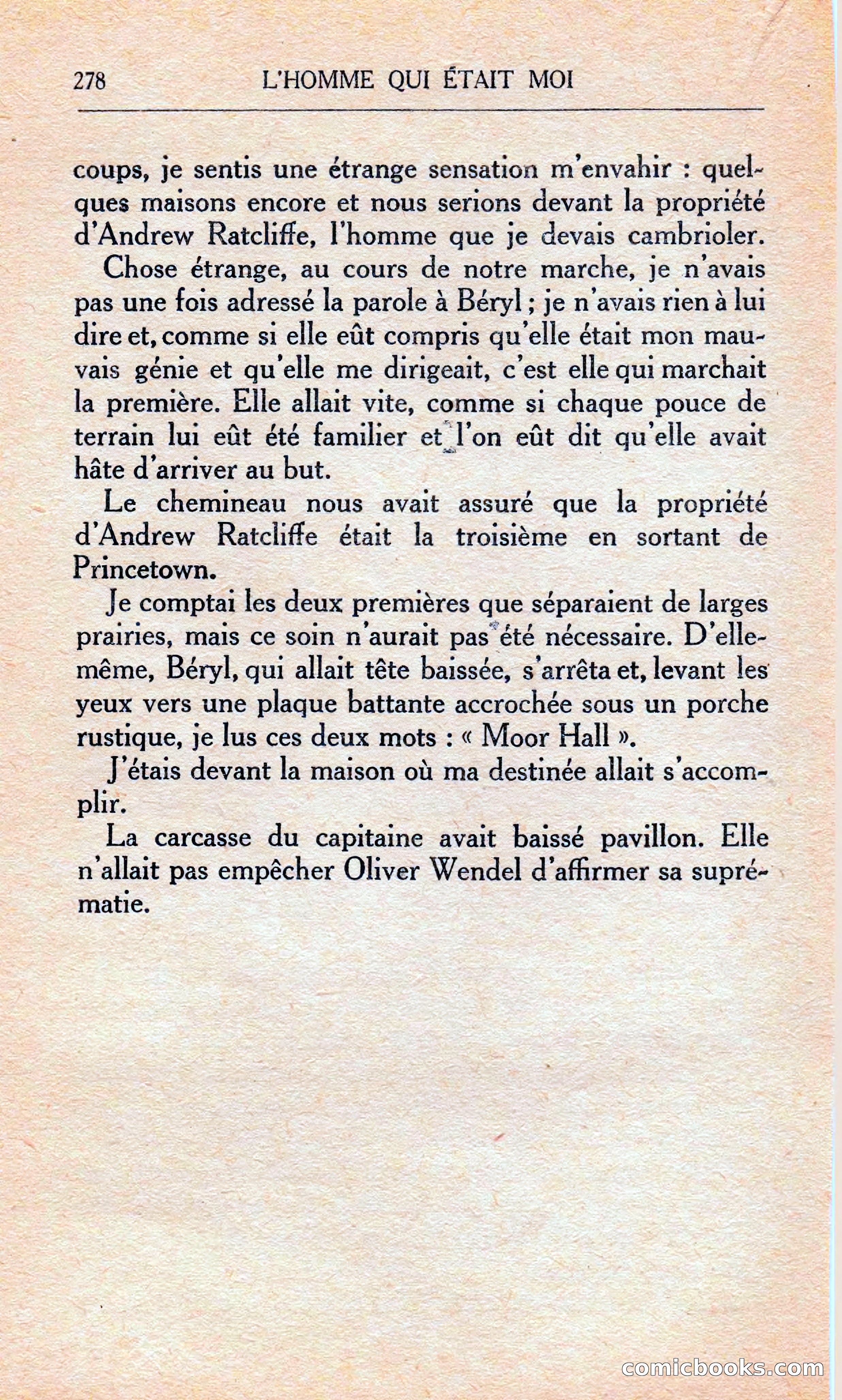L'homme Qui Était Moi — page 284 of 309
