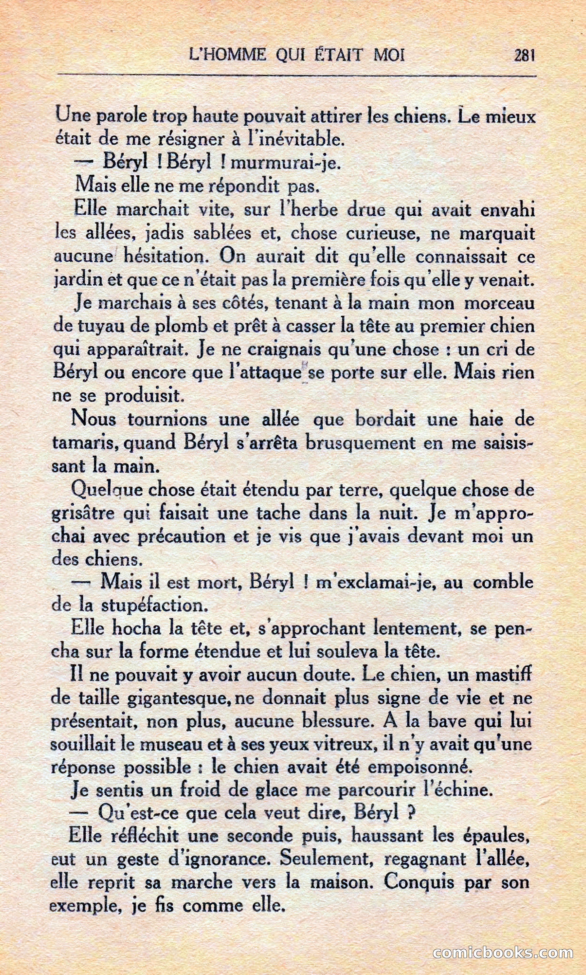 L'homme Qui Était Moi — page 287 of 309