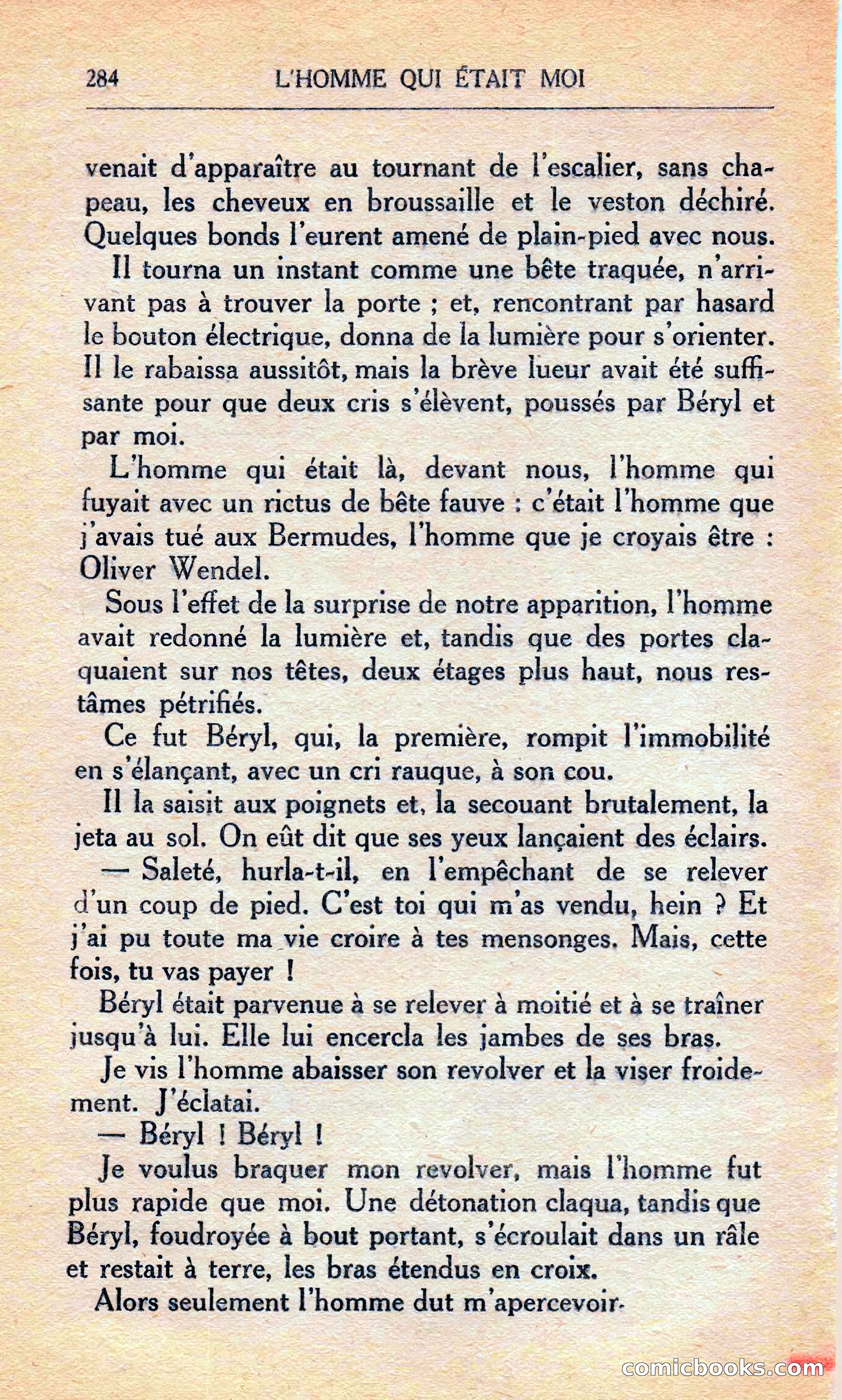 L'homme Qui Était Moi — page 290 of 309