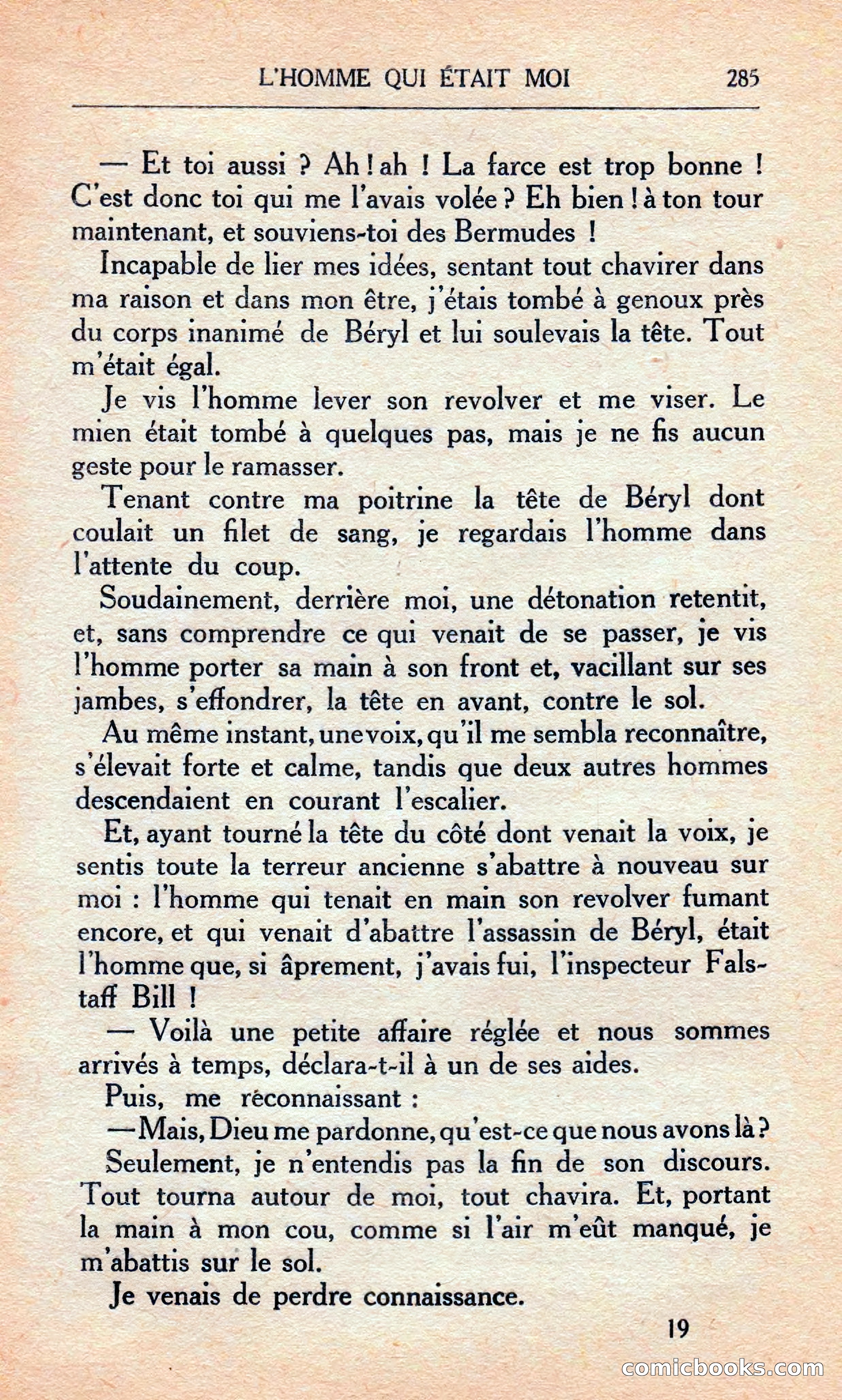 L'homme Qui Était Moi — page 291 of 309