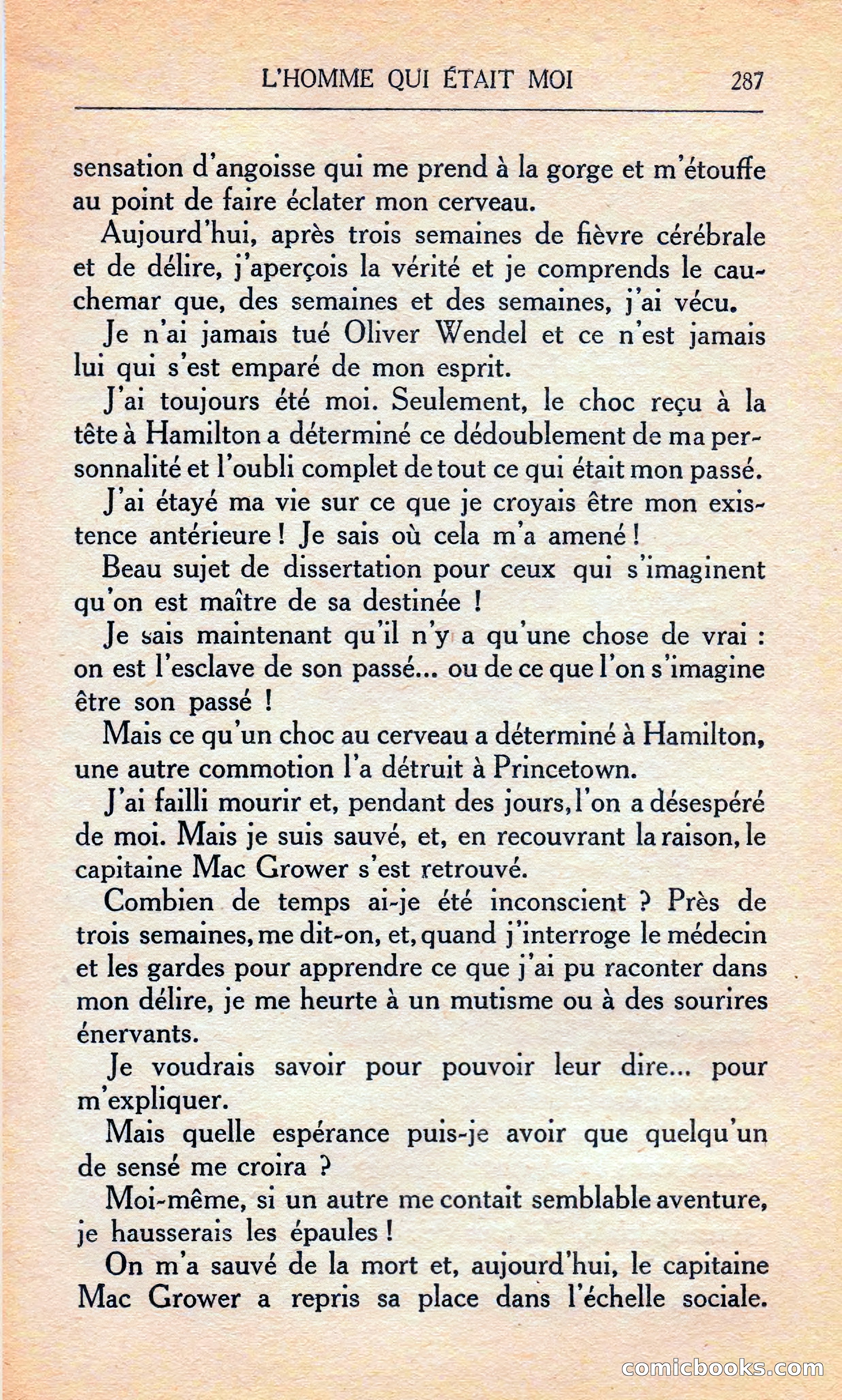 L'homme Qui Était Moi — page 293 of 309