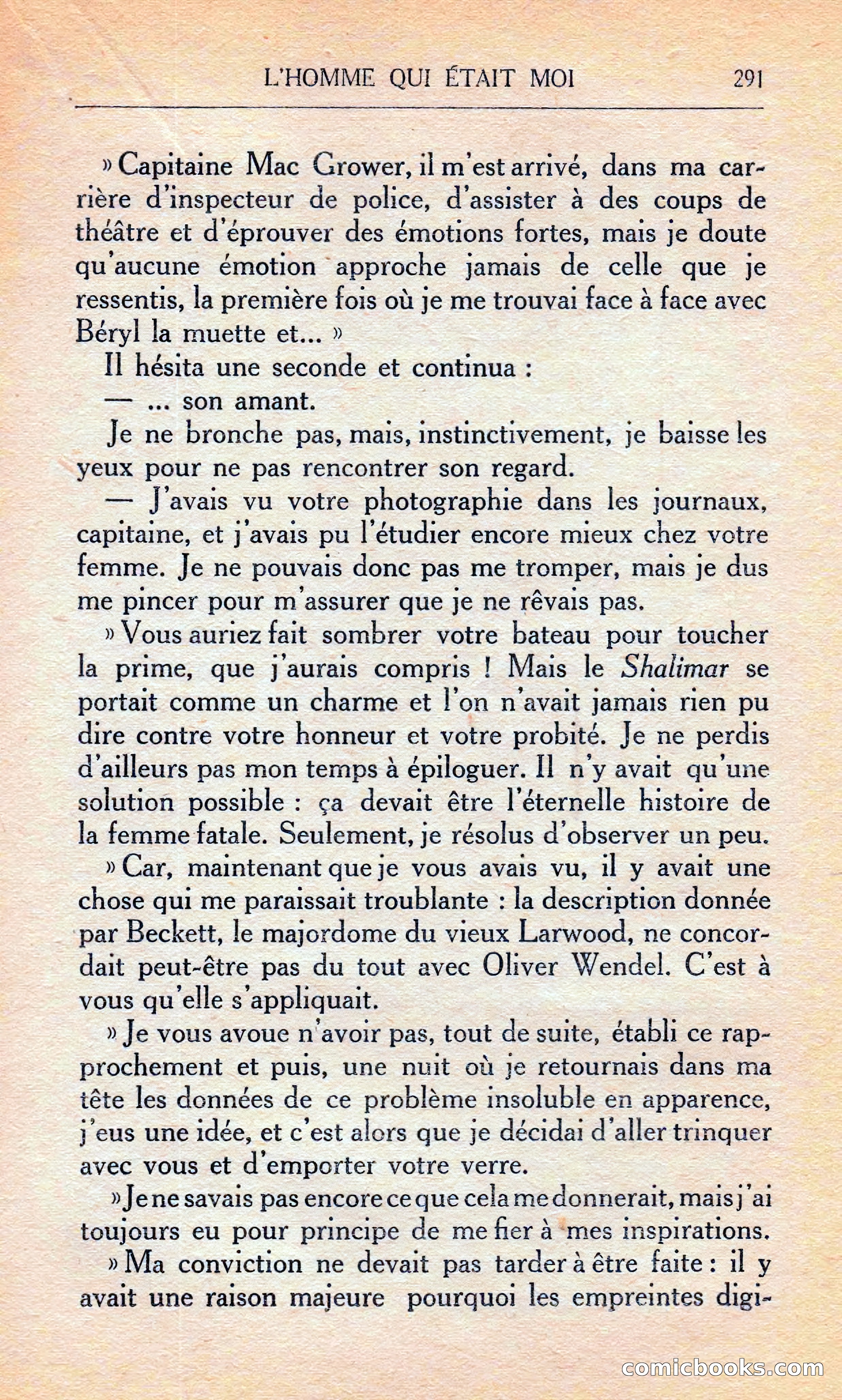 L'homme Qui Était Moi — page 297 of 309
