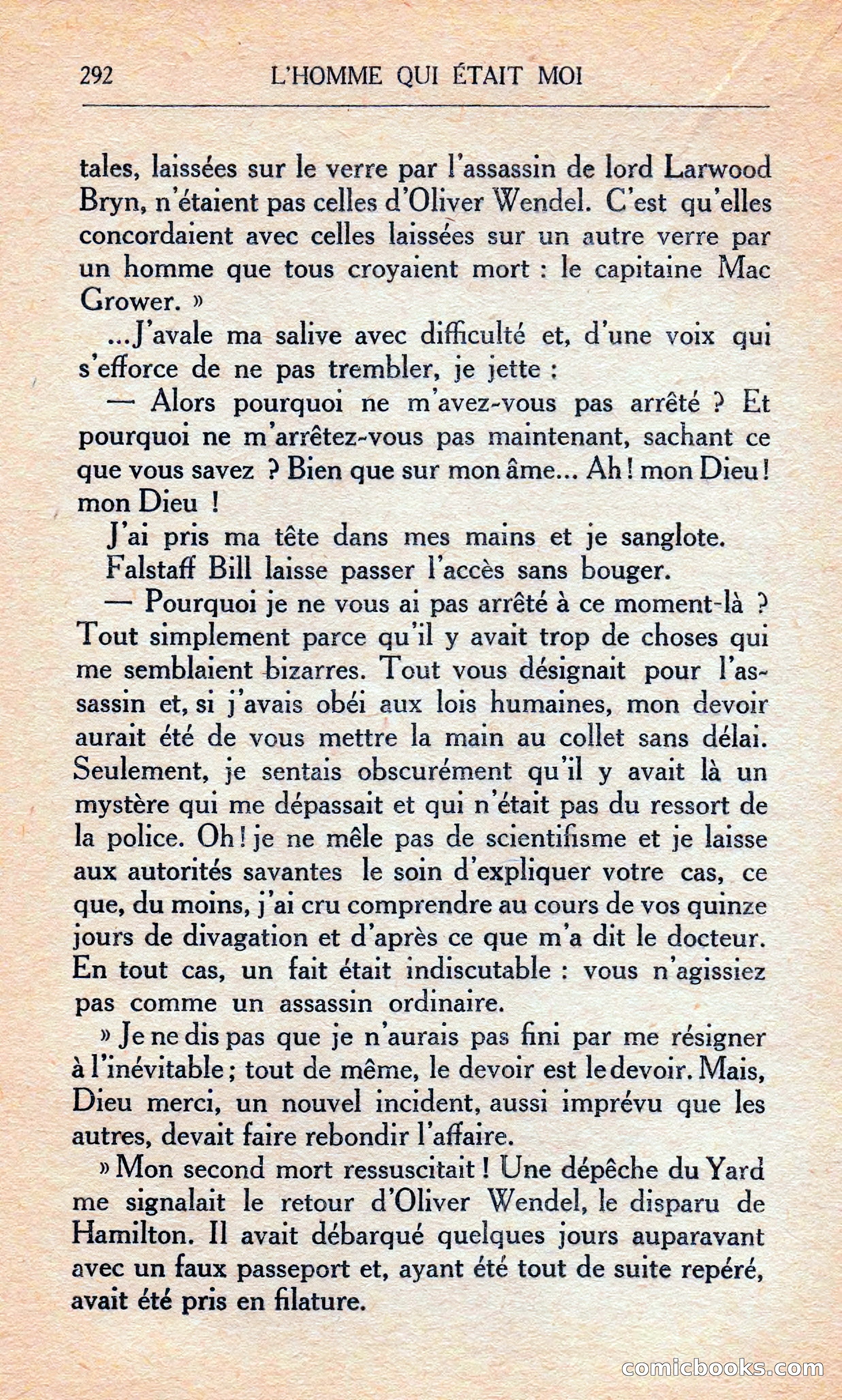 L'homme Qui Était Moi — page 298 of 309