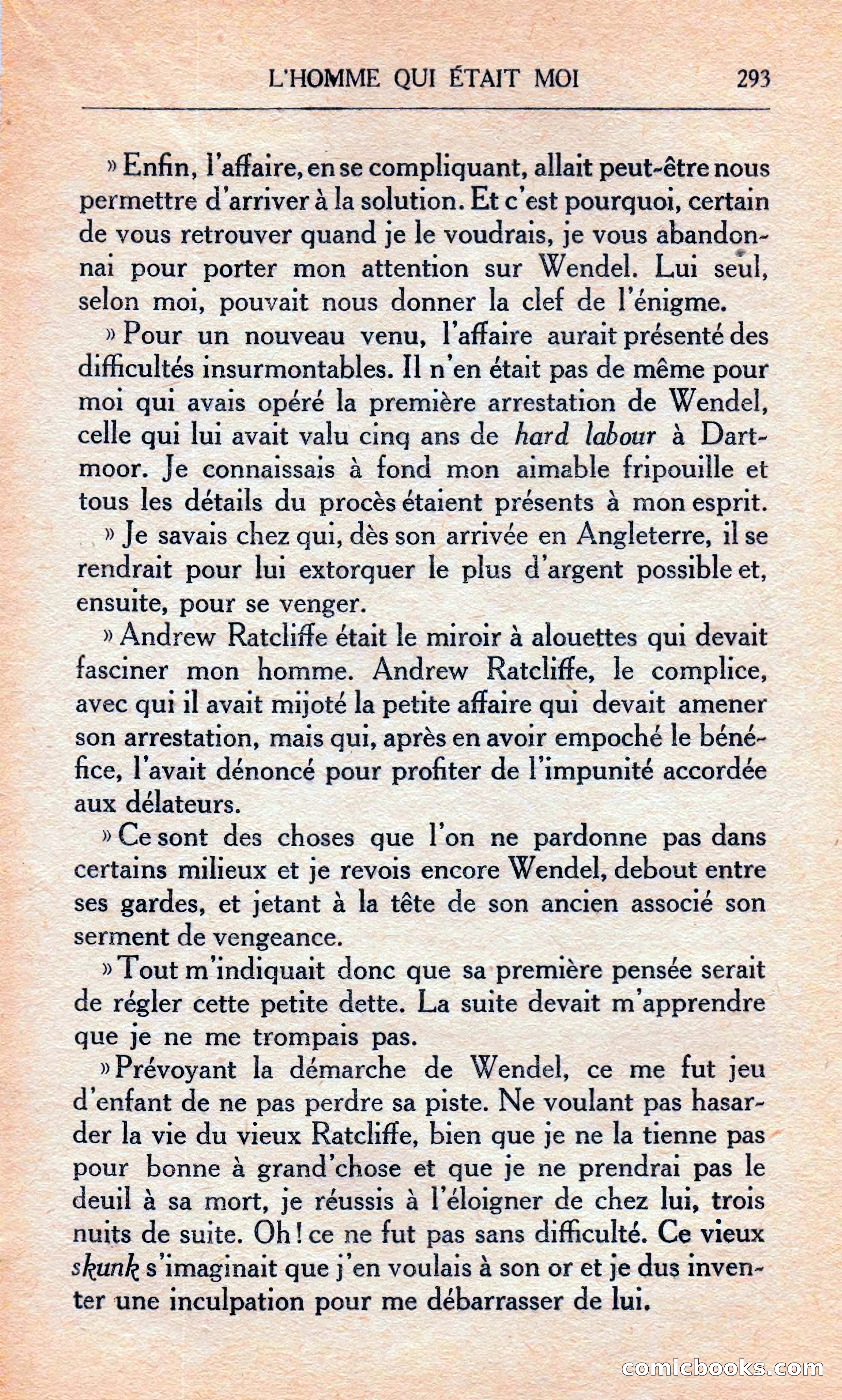 L'homme Qui Était Moi — page 299 of 309