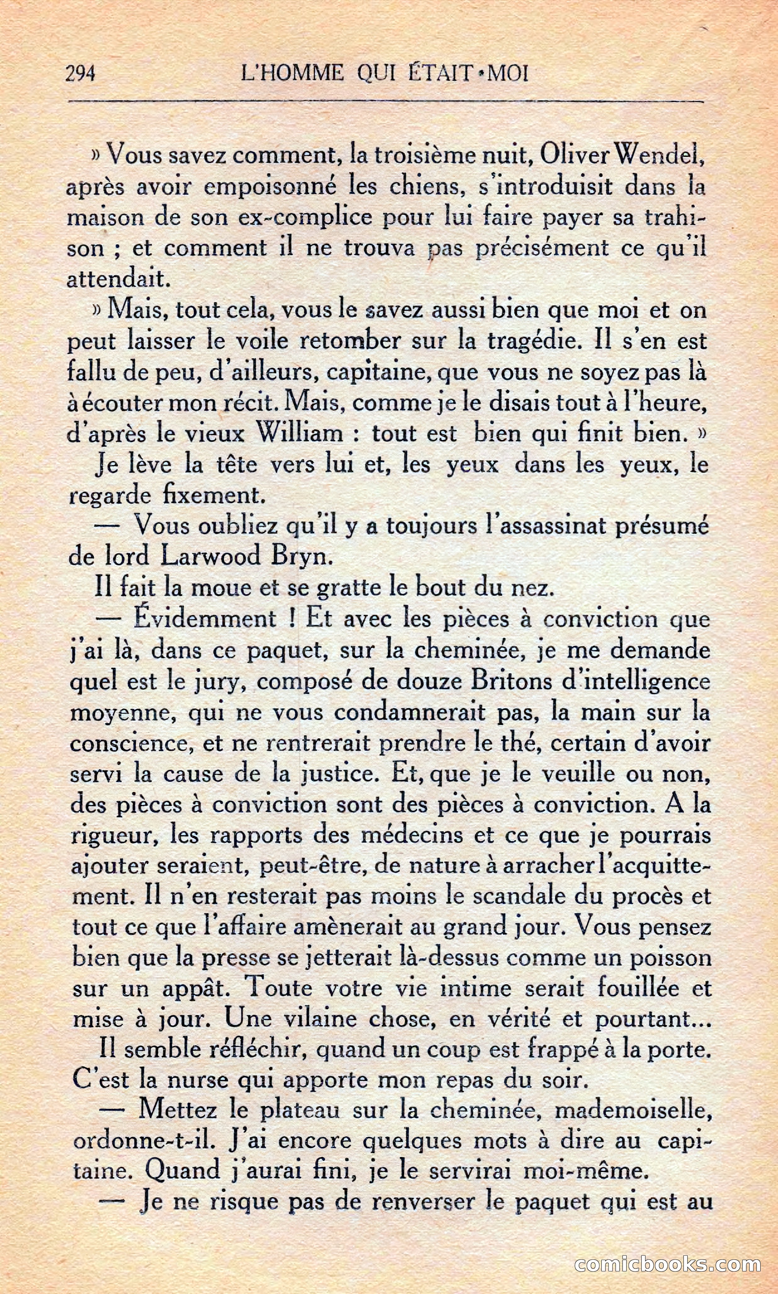 L'homme Qui Était Moi — page 300 of 309