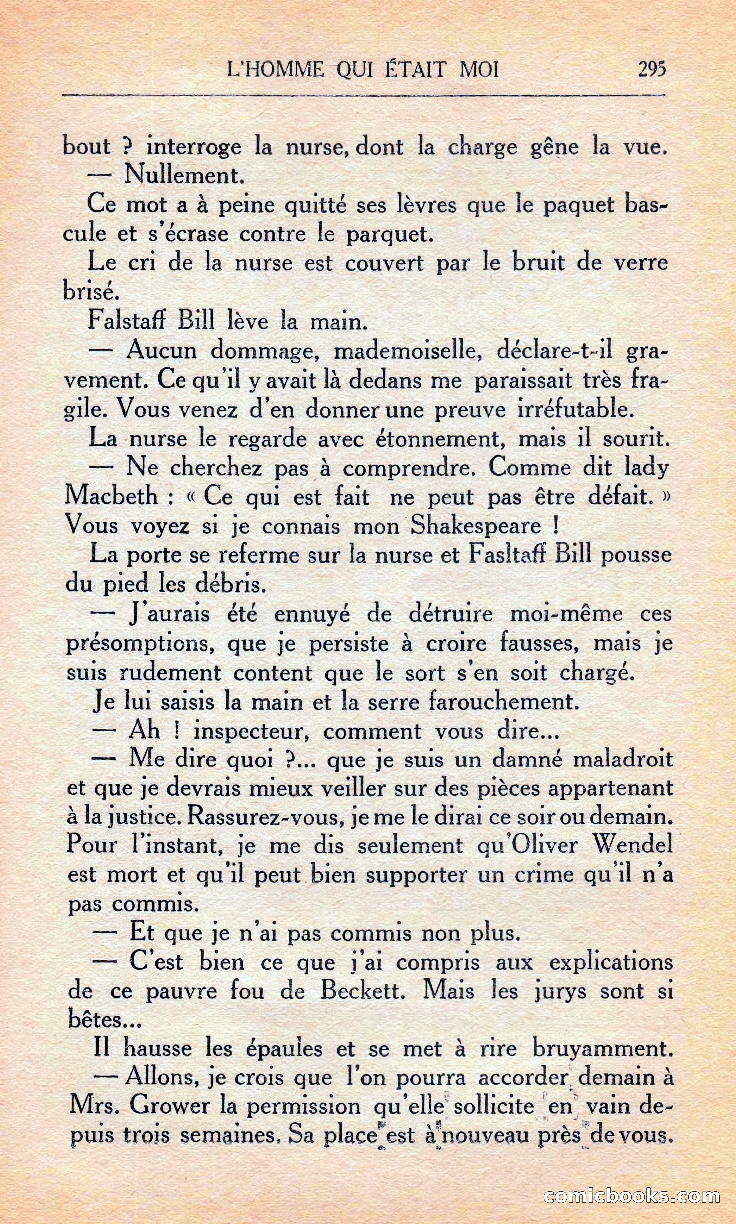 L'homme Qui Était Moi — page 301 of 309