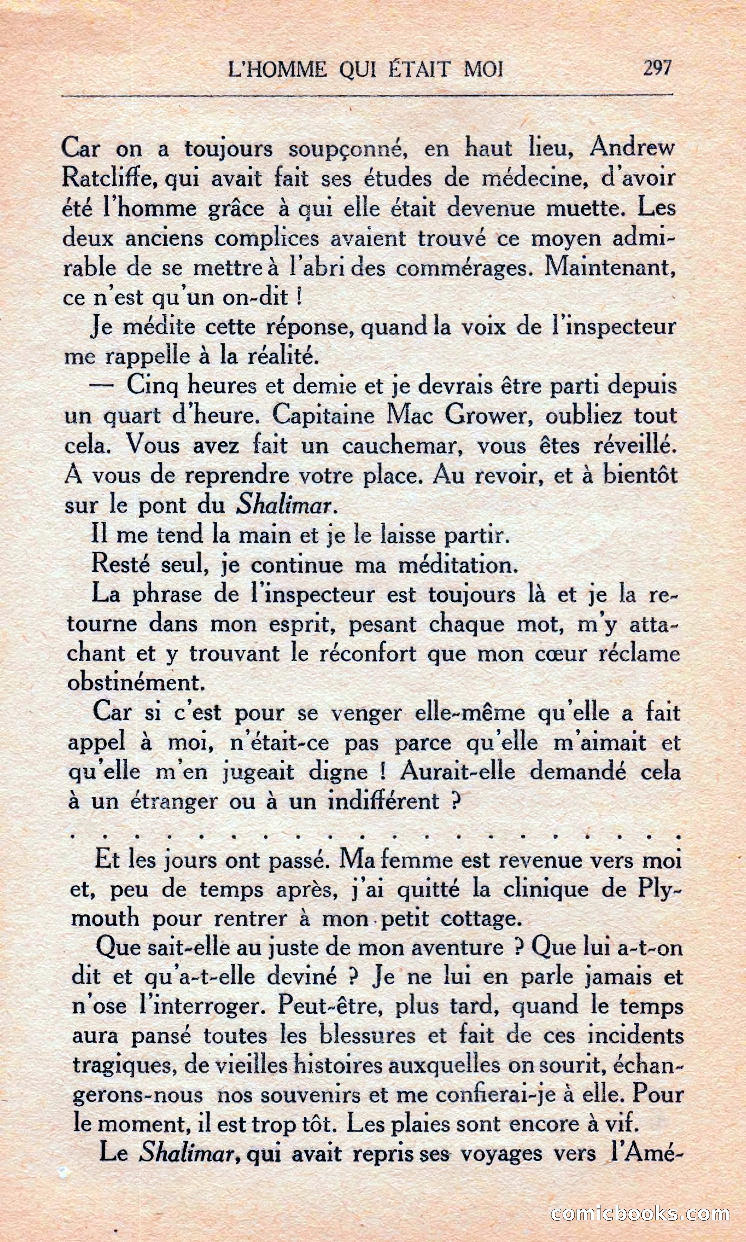 L'homme Qui Était Moi — page 303 of 309