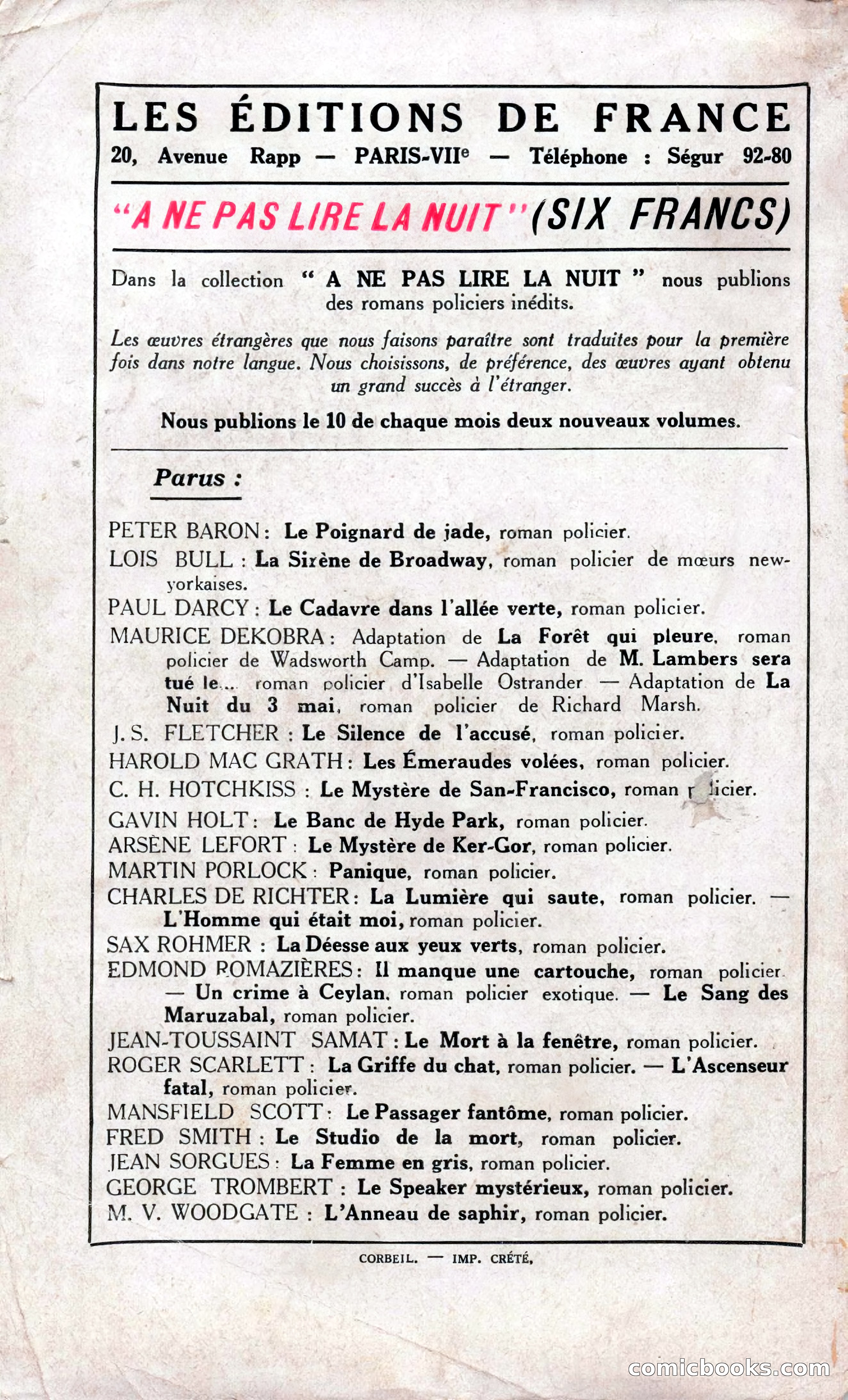 L'homme Qui Était Moi — page 308 of 309