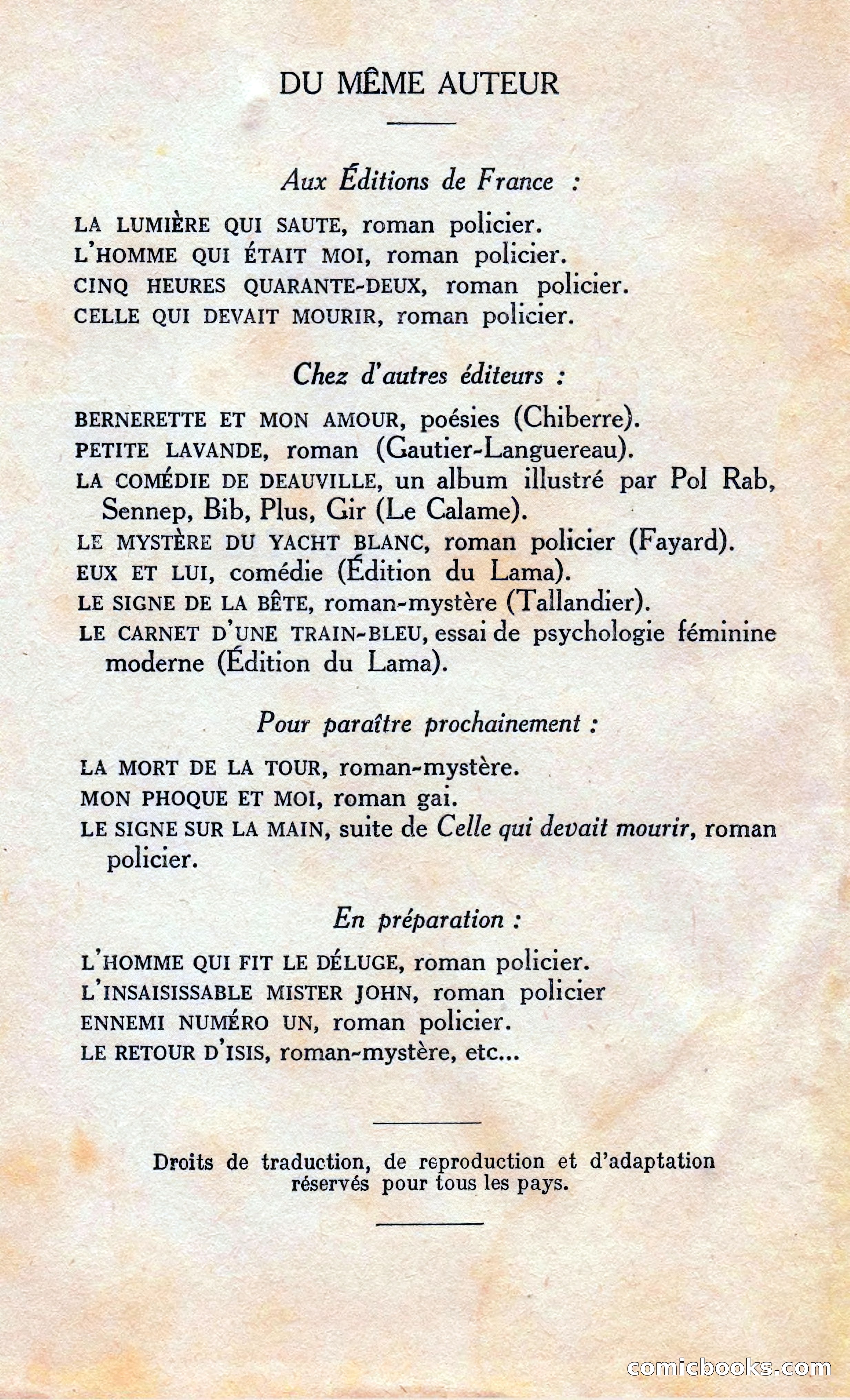 L'Ombre De L'autre — page 4 of 293