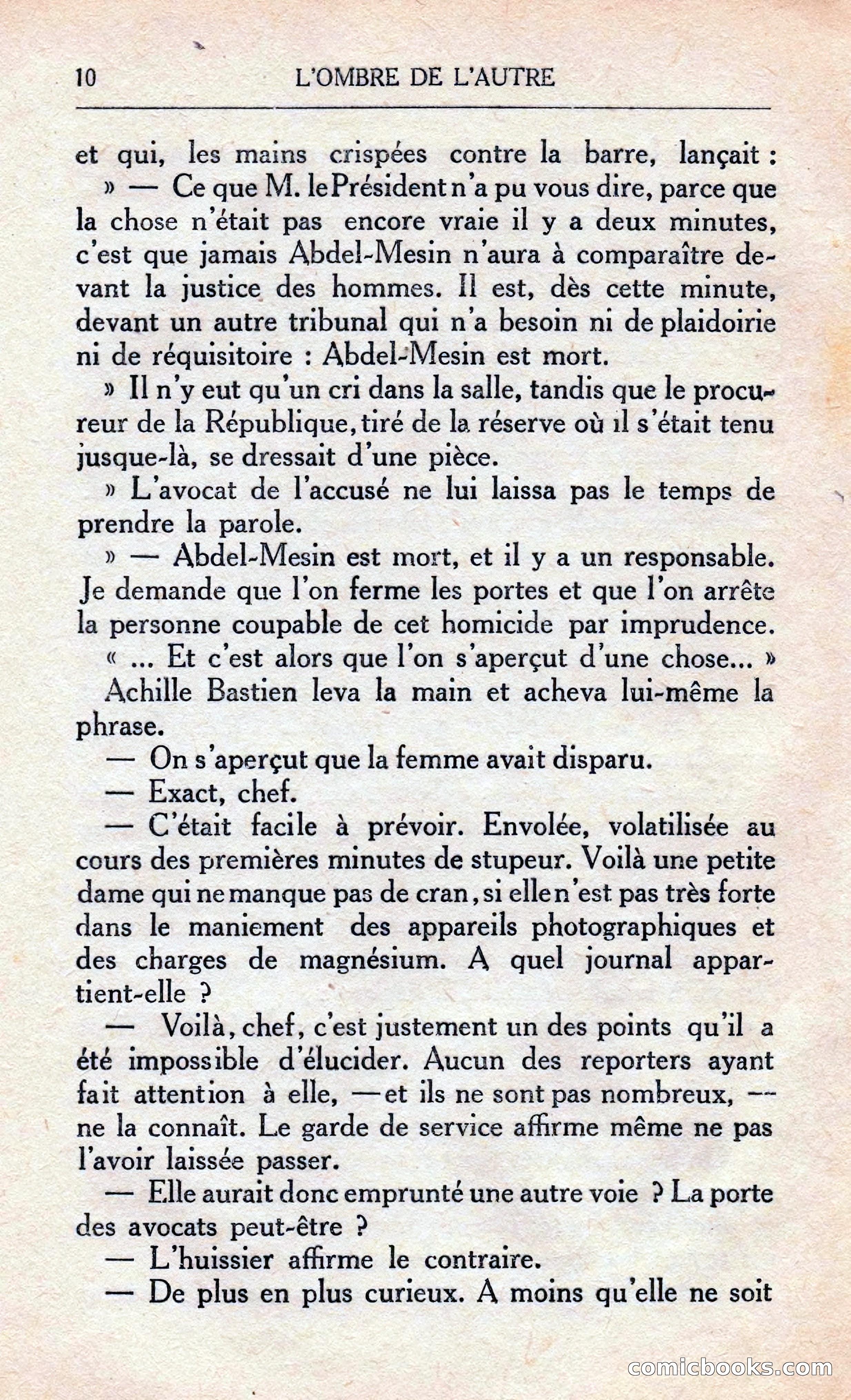 L'Ombre De L'autre — page 16 of 293