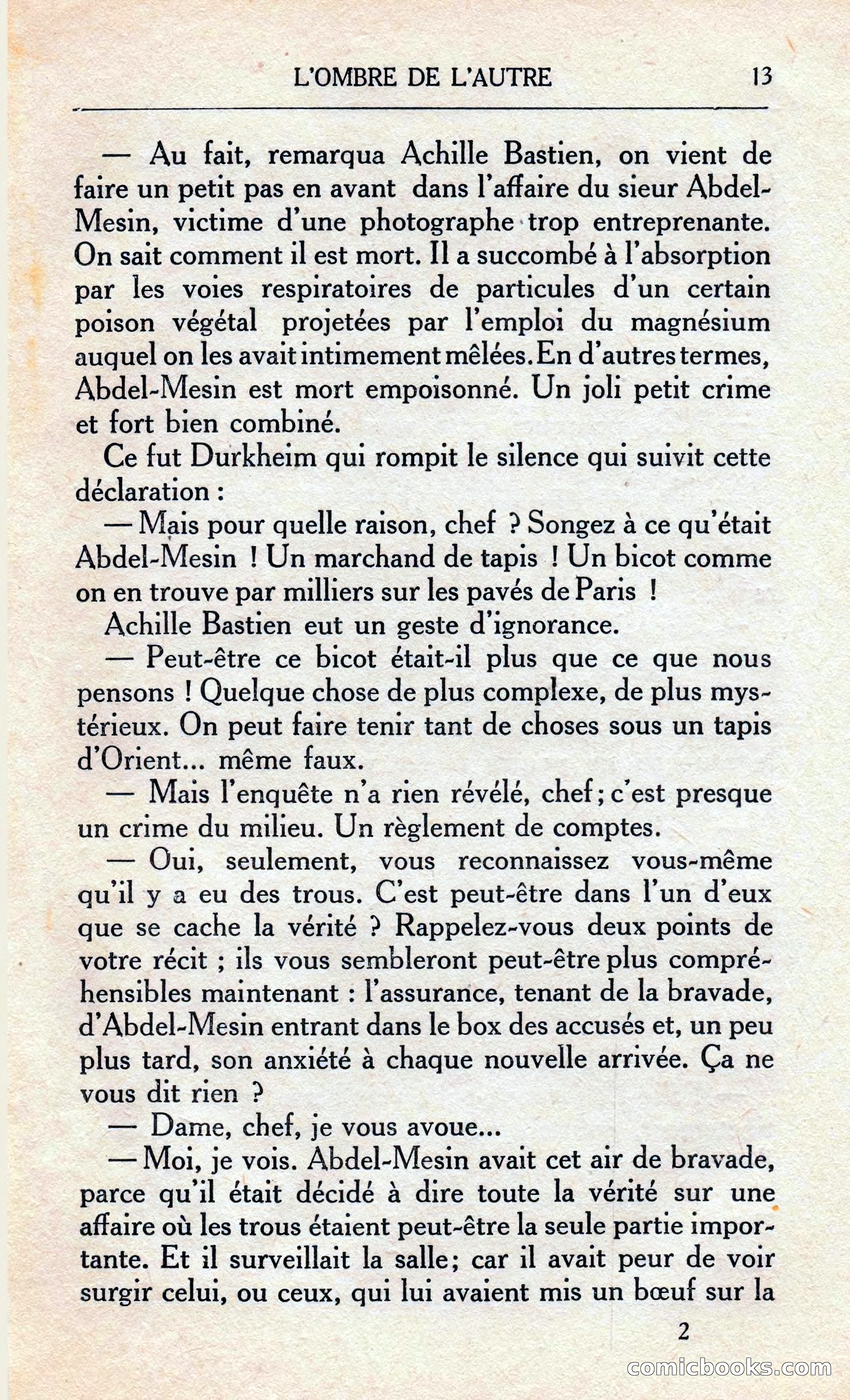L'Ombre De L'autre — page 19 of 293