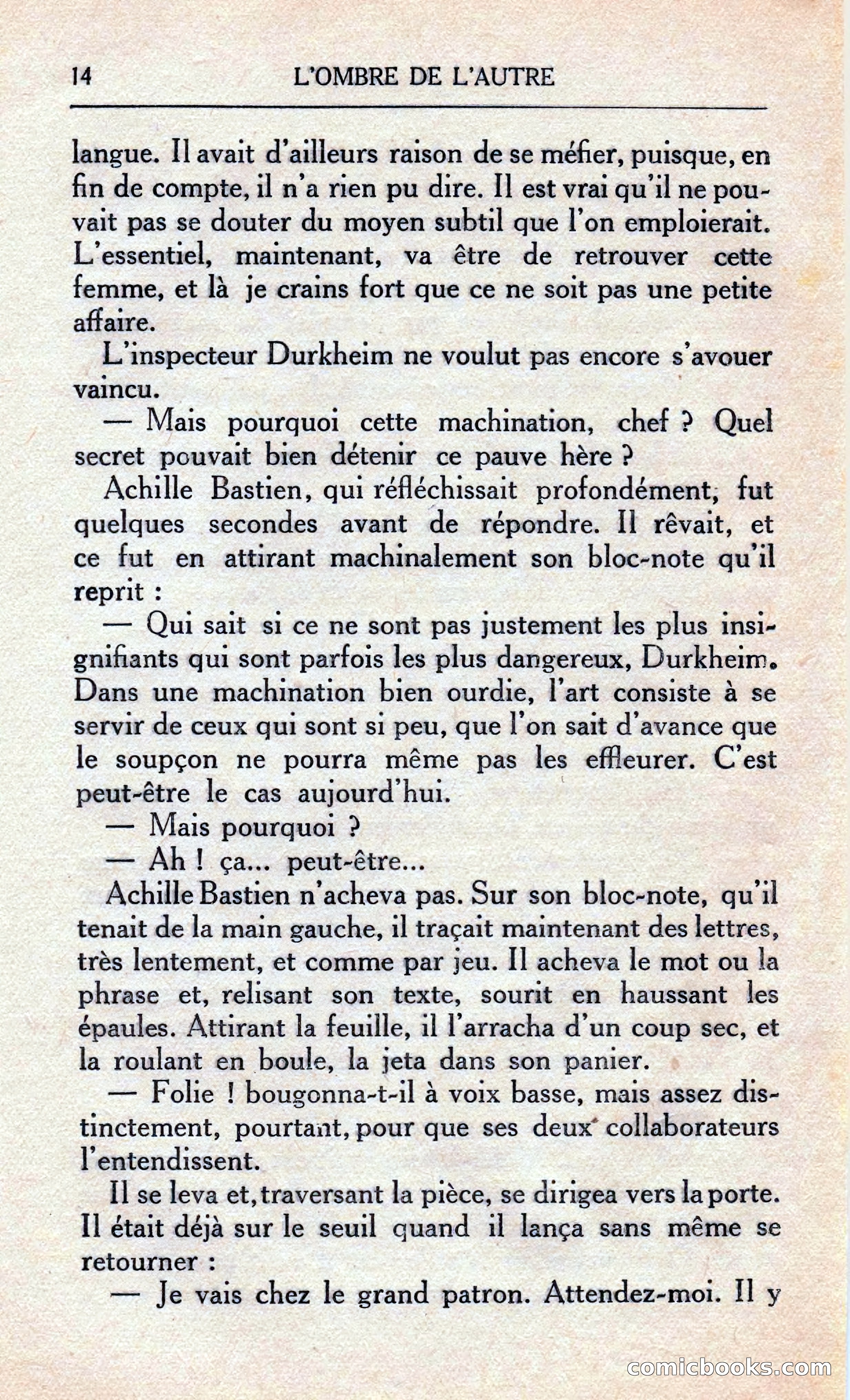 L'Ombre De L'autre — page 20 of 293