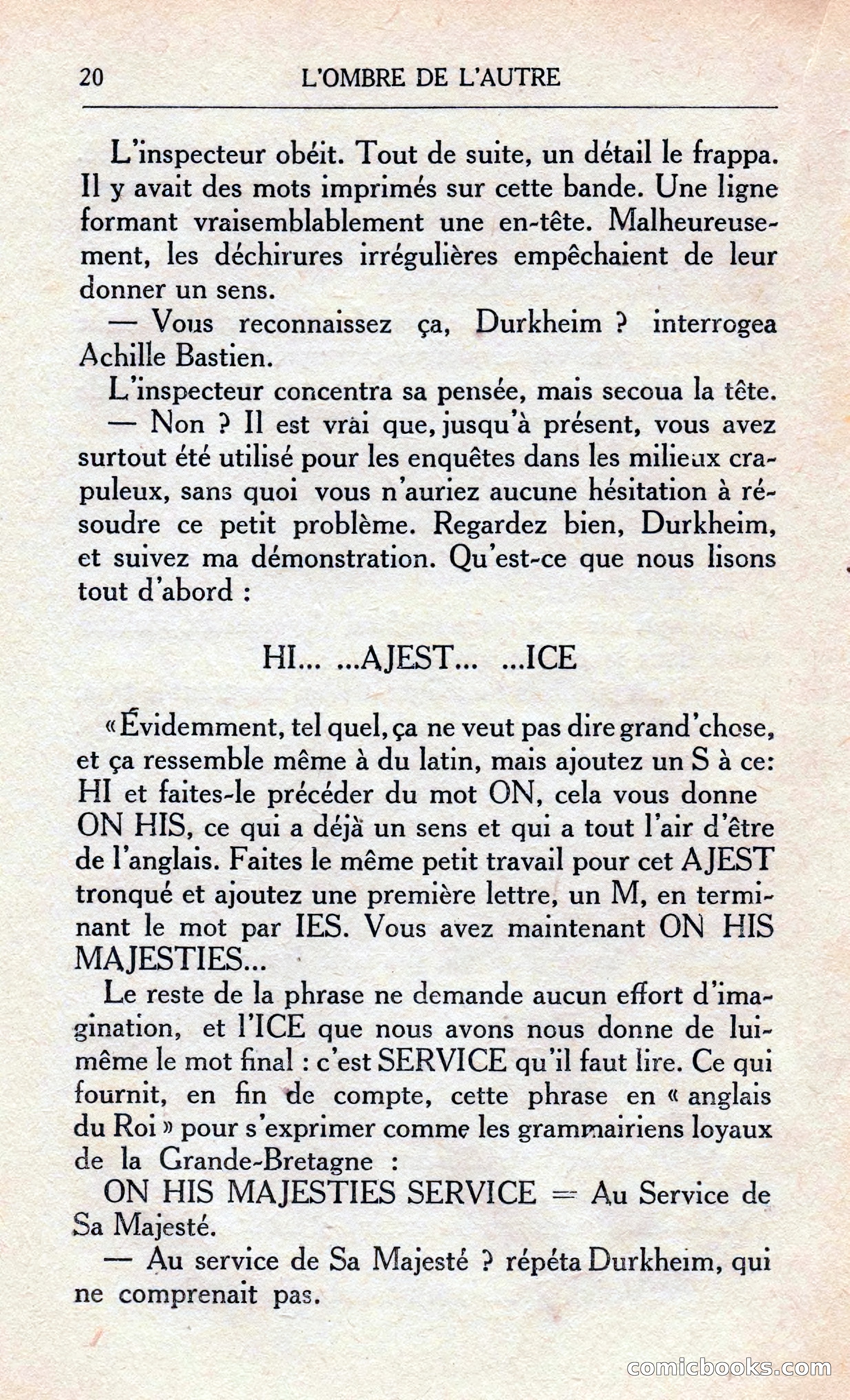 L'Ombre De L'autre — page 26 of 293