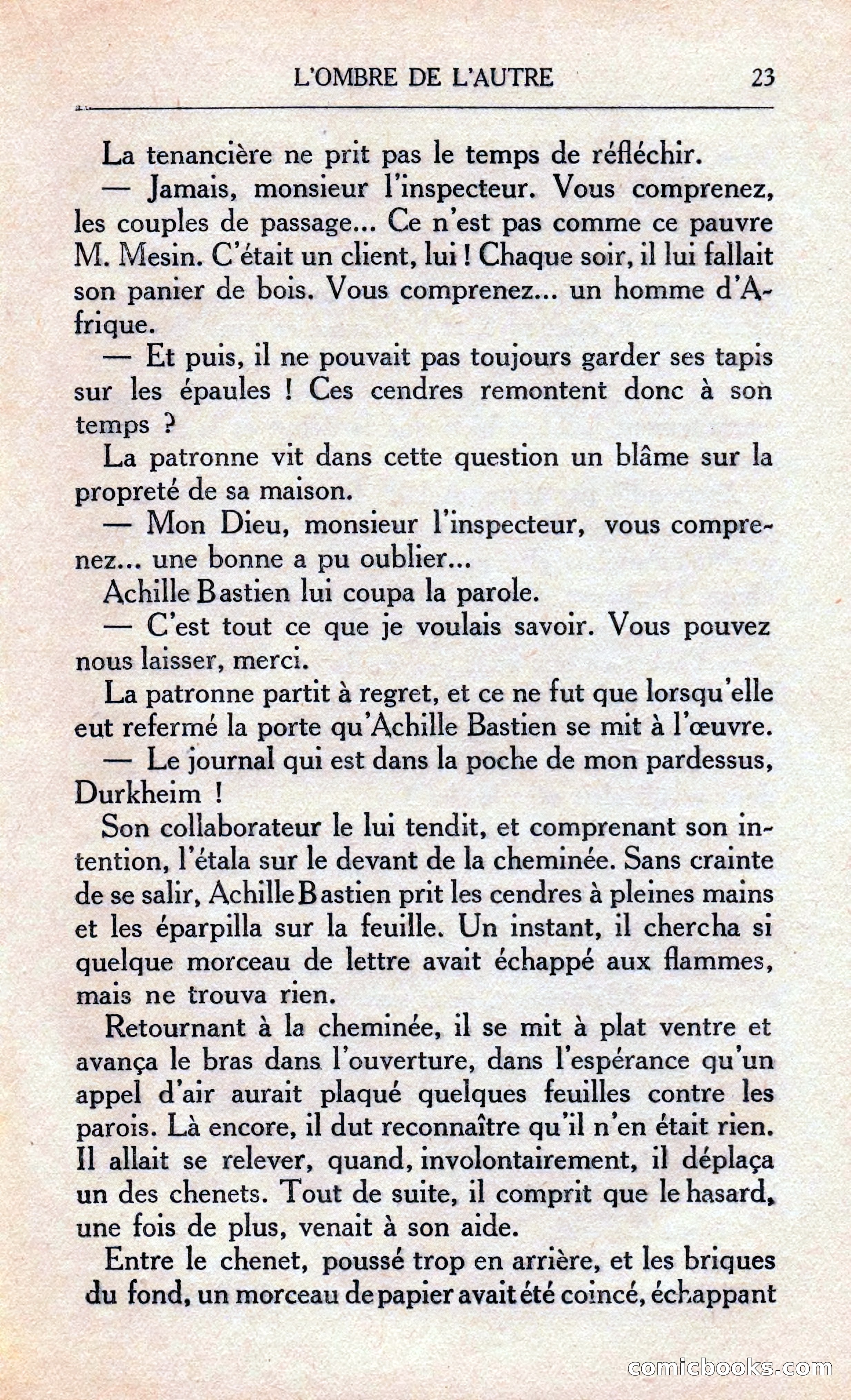 L'Ombre De L'autre — page 29 of 293