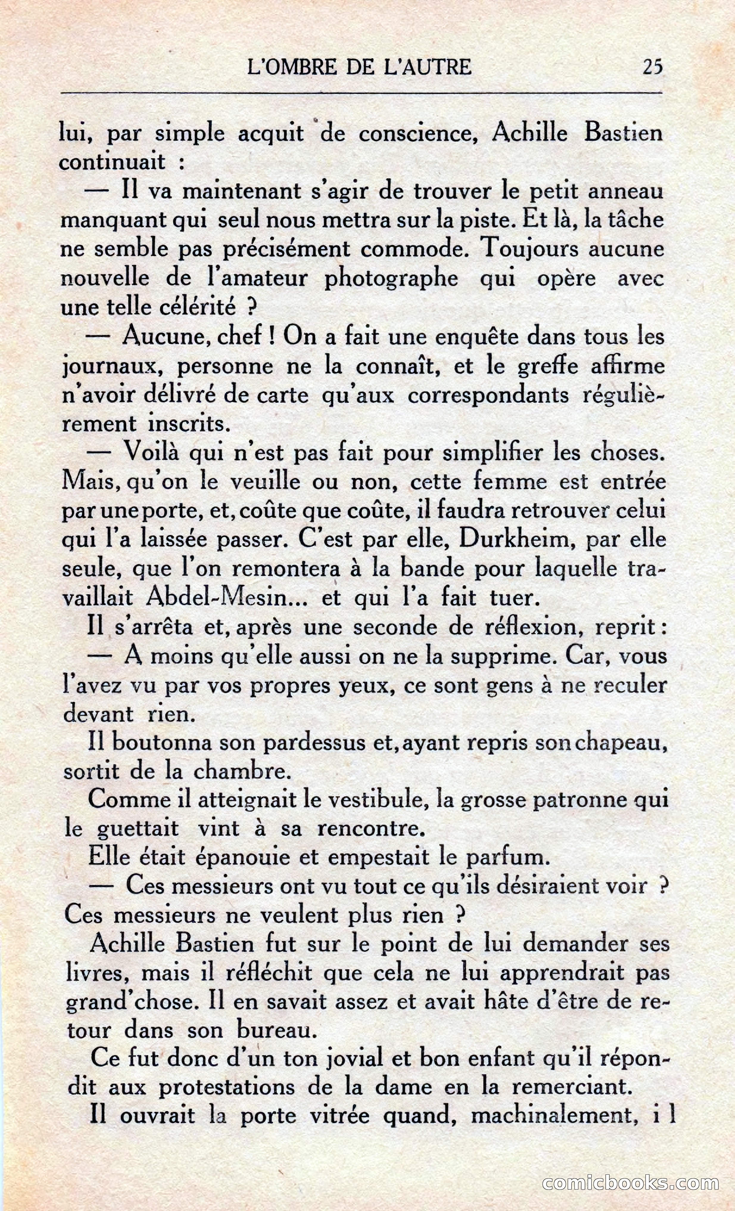 L'Ombre De L'autre — page 31 of 293
