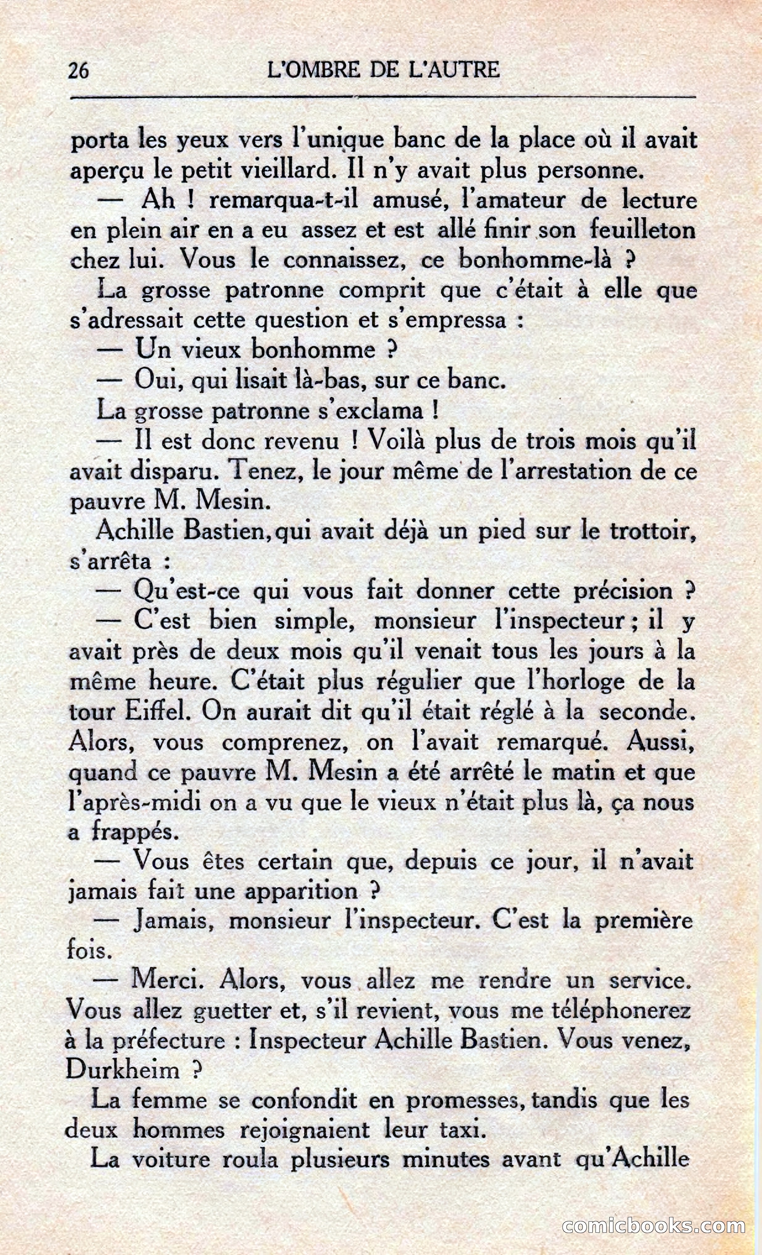 L'Ombre De L'autre — page 32 of 293
