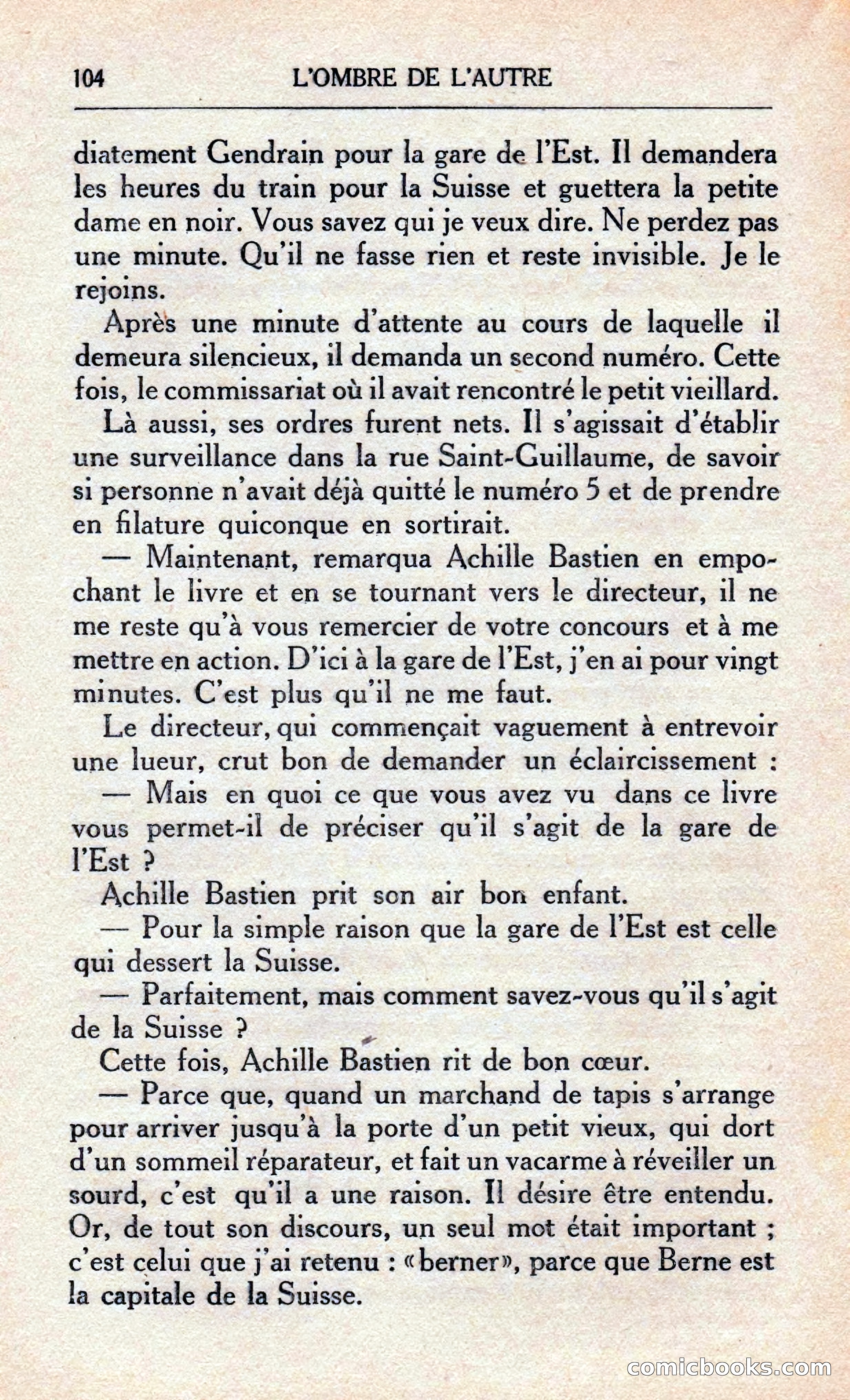 L'Ombre De L'autre — page 110 of 293