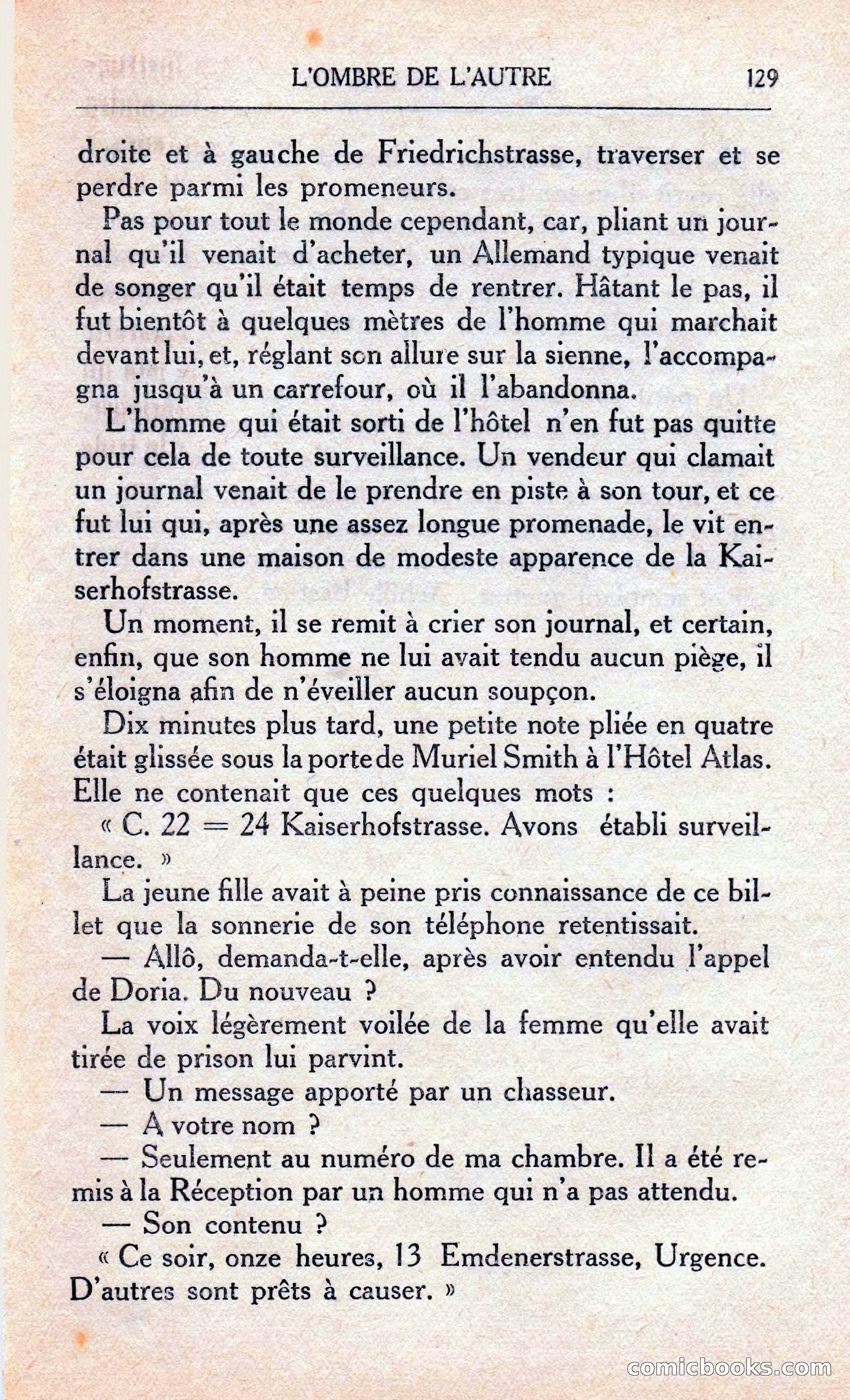 L'Ombre De L'autre — page 135 of 293