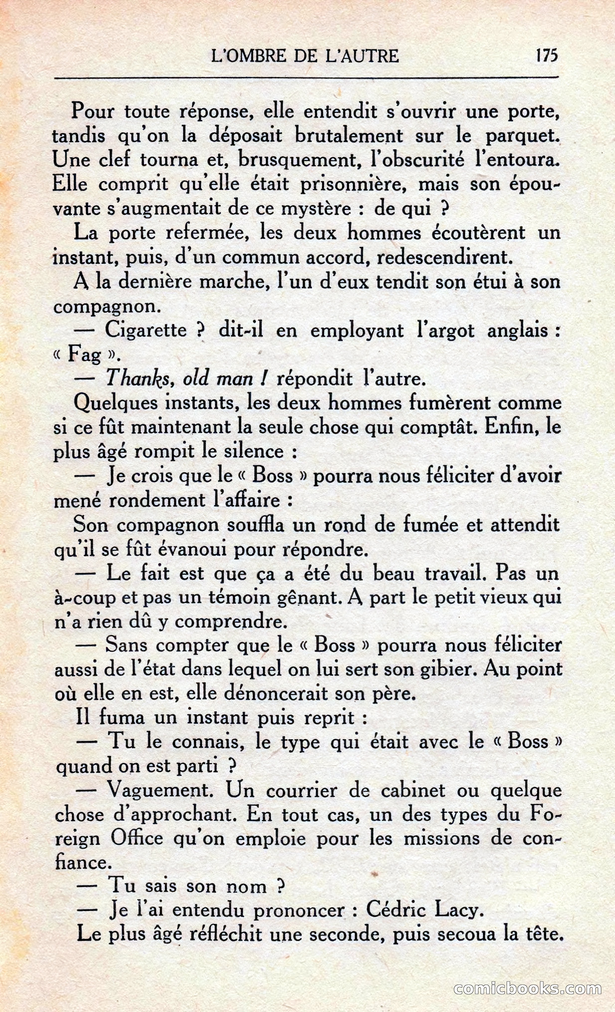 L'Ombre De L'autre — page 181 of 293