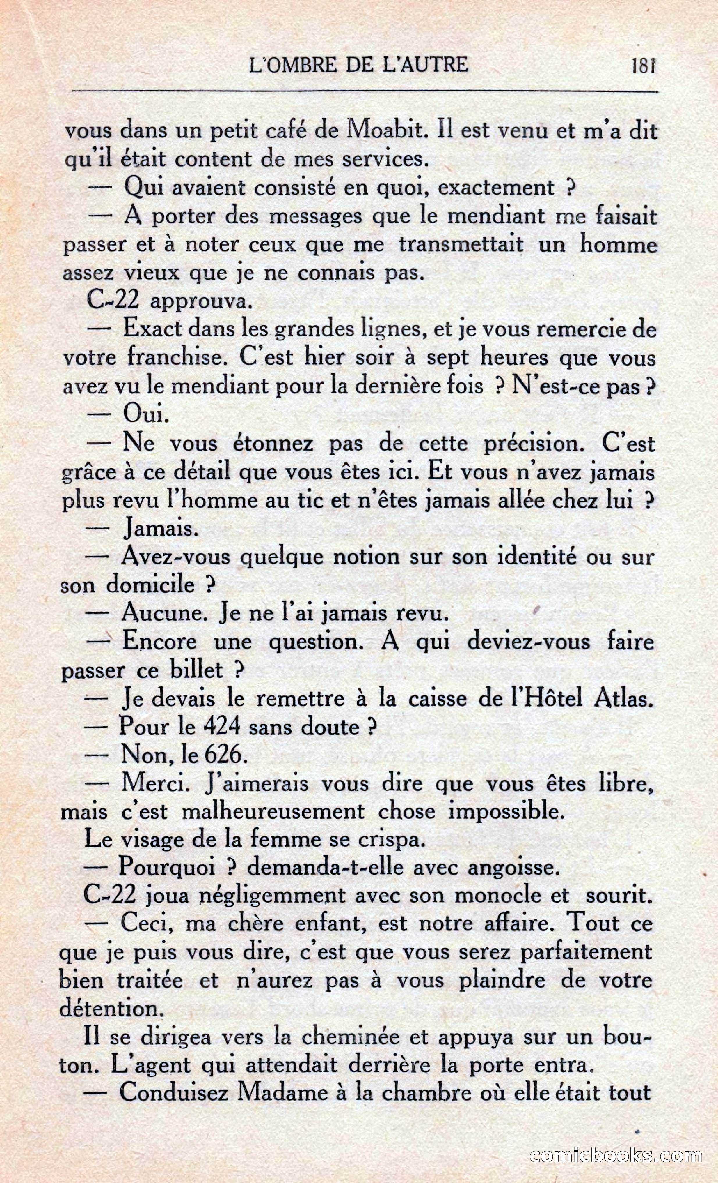 L'Ombre De L'autre — page 187 of 293