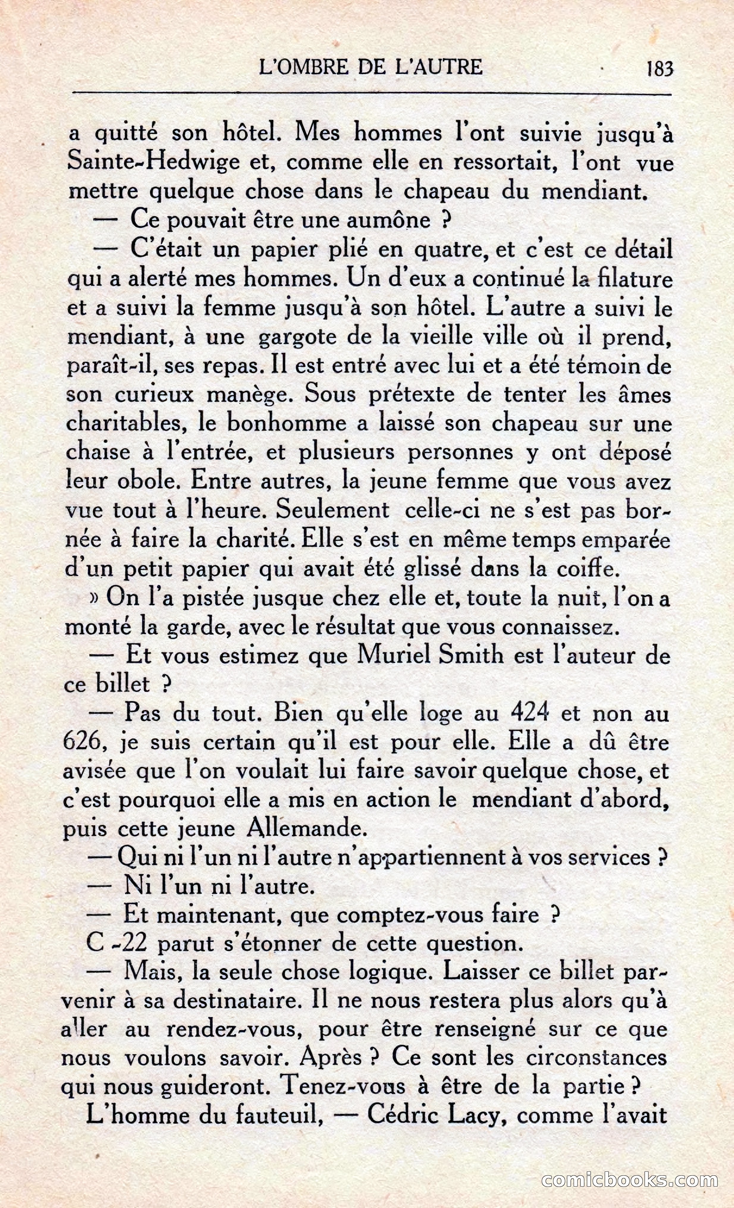 L'Ombre De L'autre — page 189 of 293