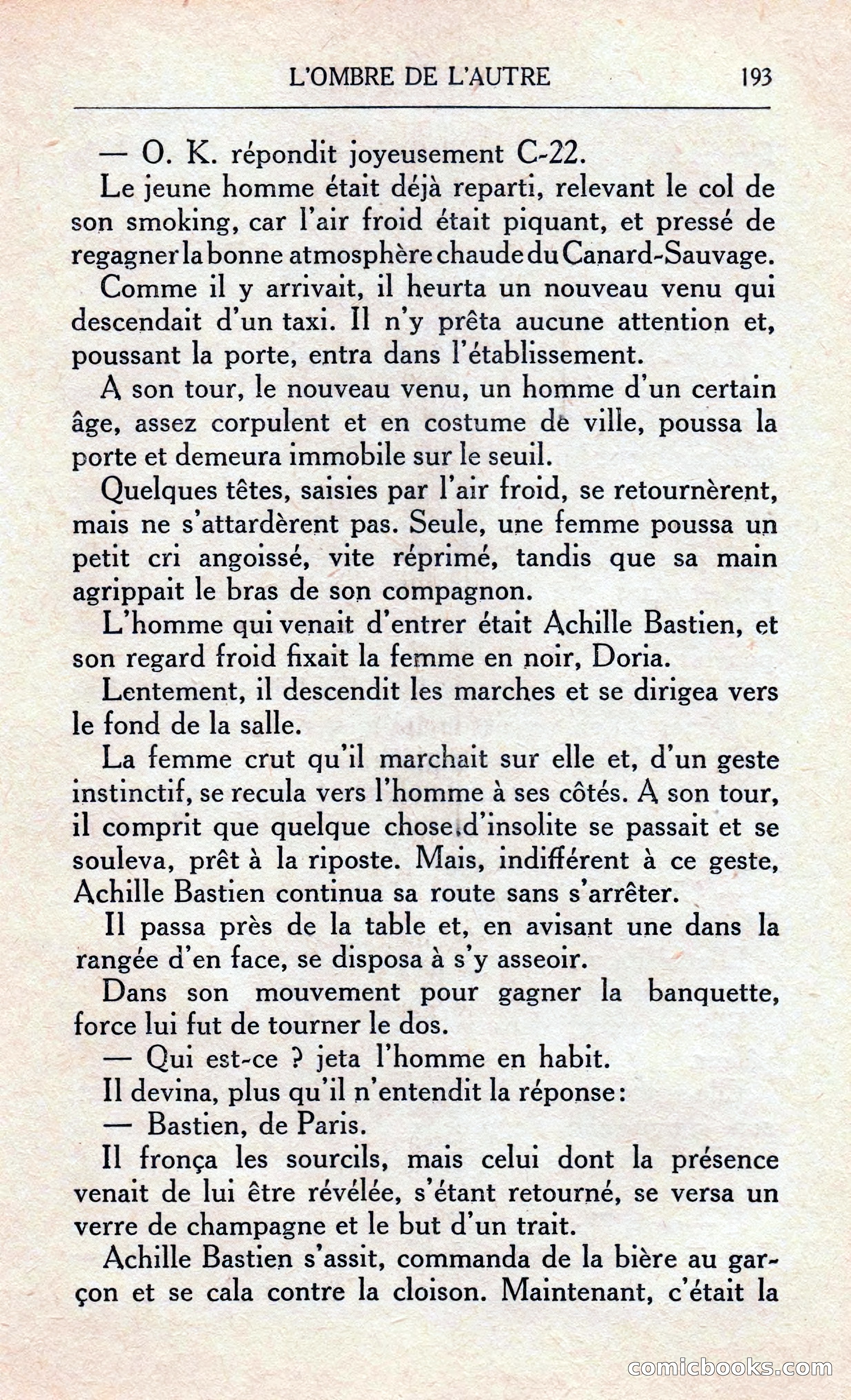 L'Ombre De L'autre — page 199 of 293