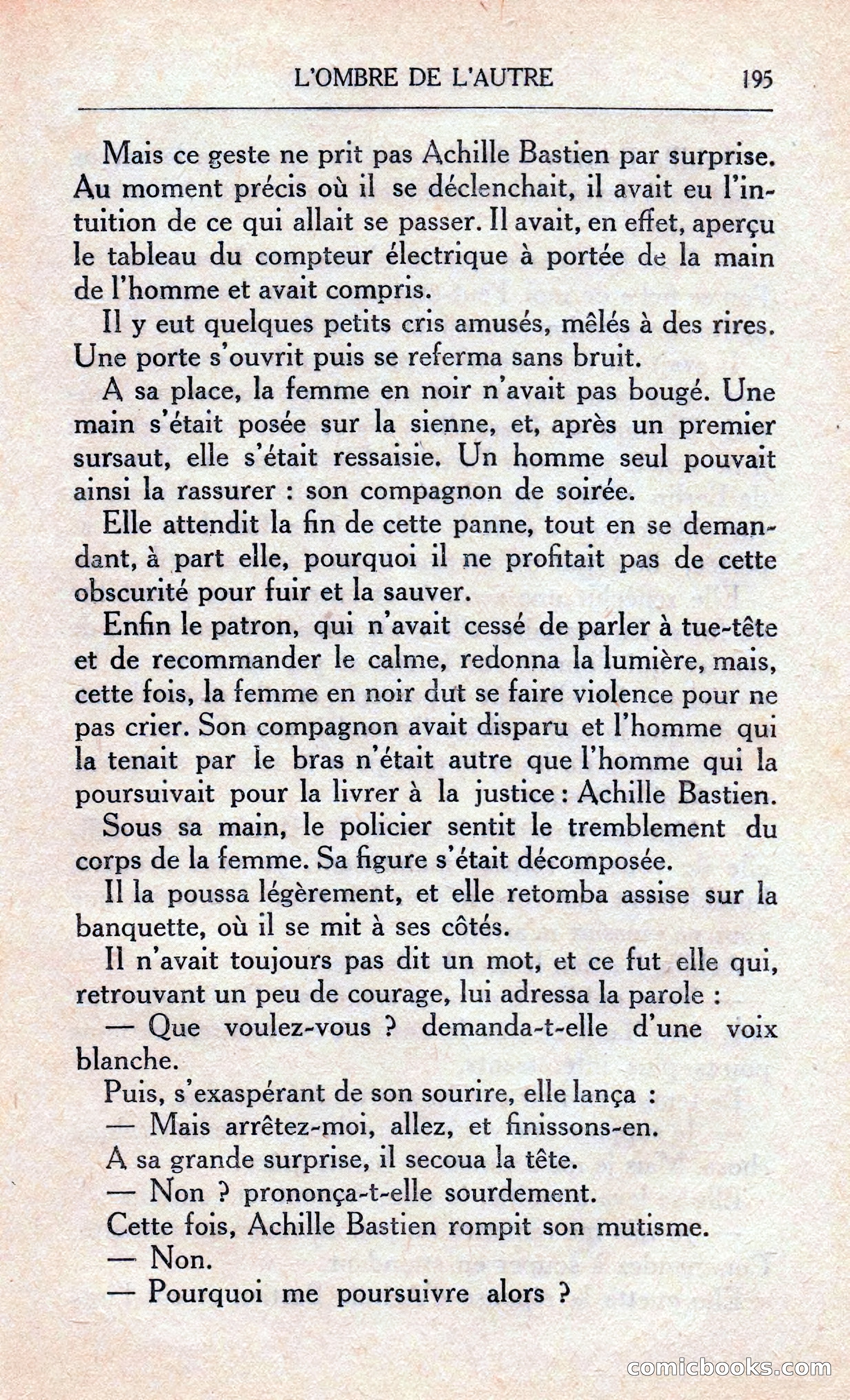 L'Ombre De L'autre — page 201 of 293