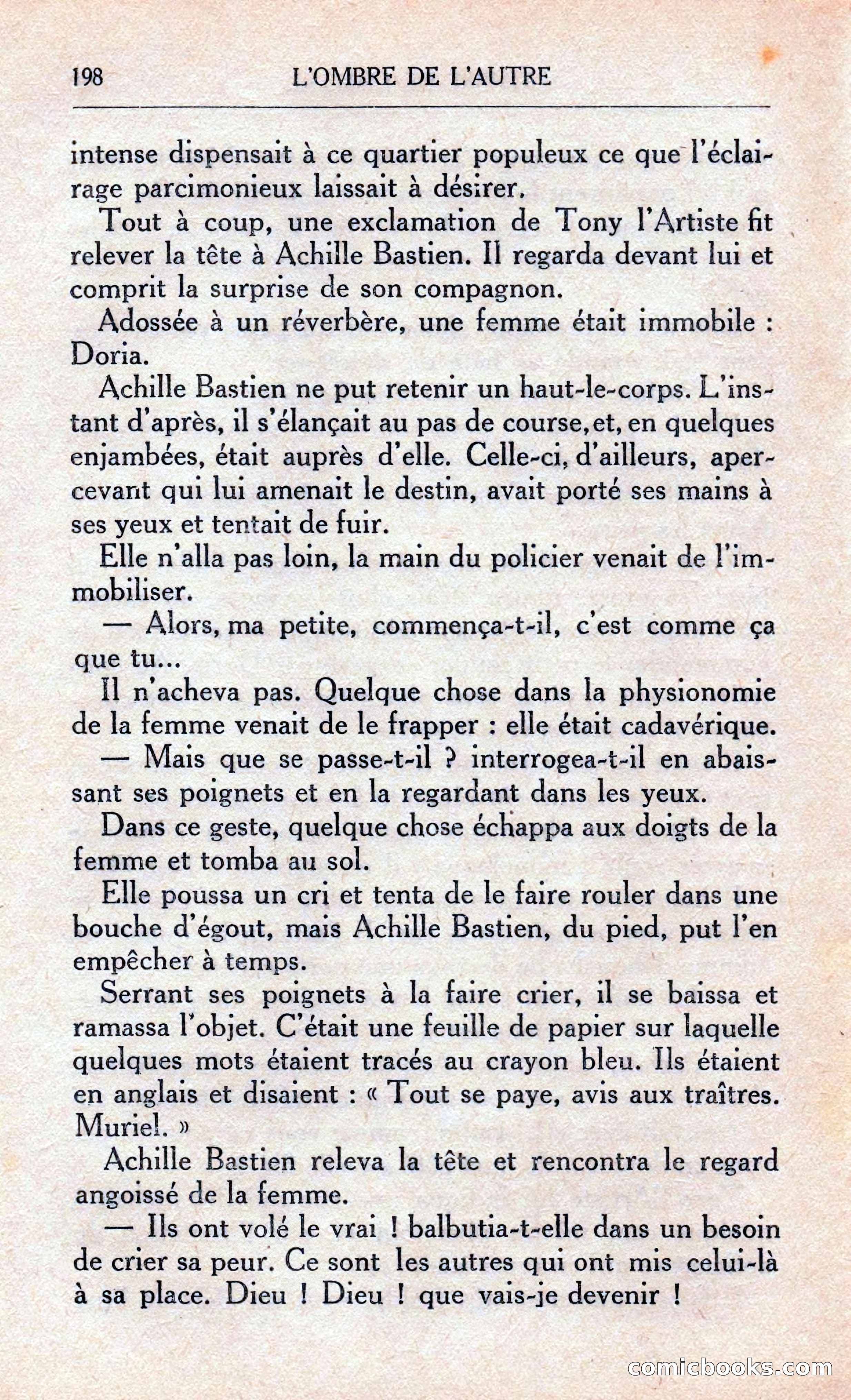 L'Ombre De L'autre — page 204 of 293