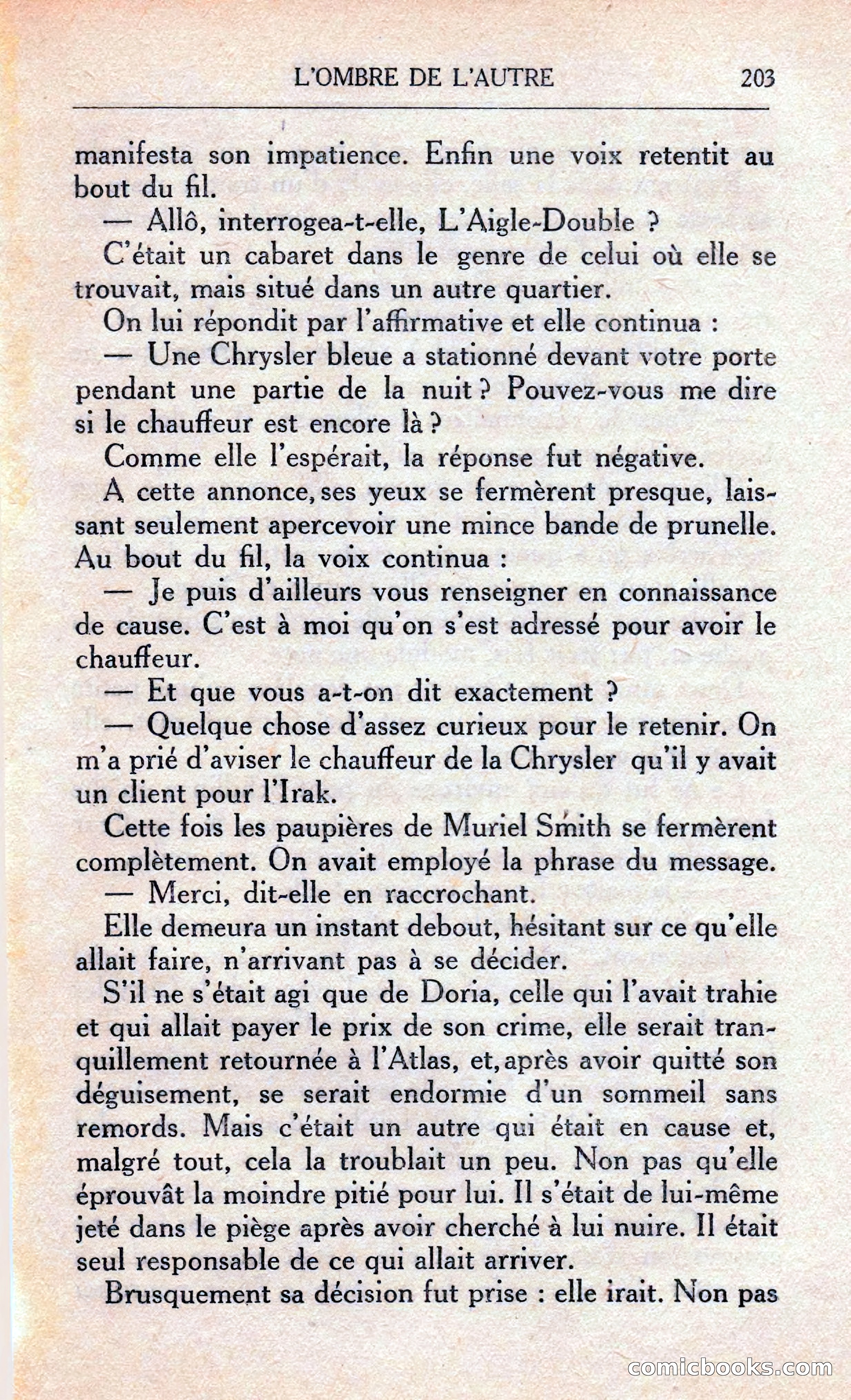 L'Ombre De L'autre — page 209 of 293