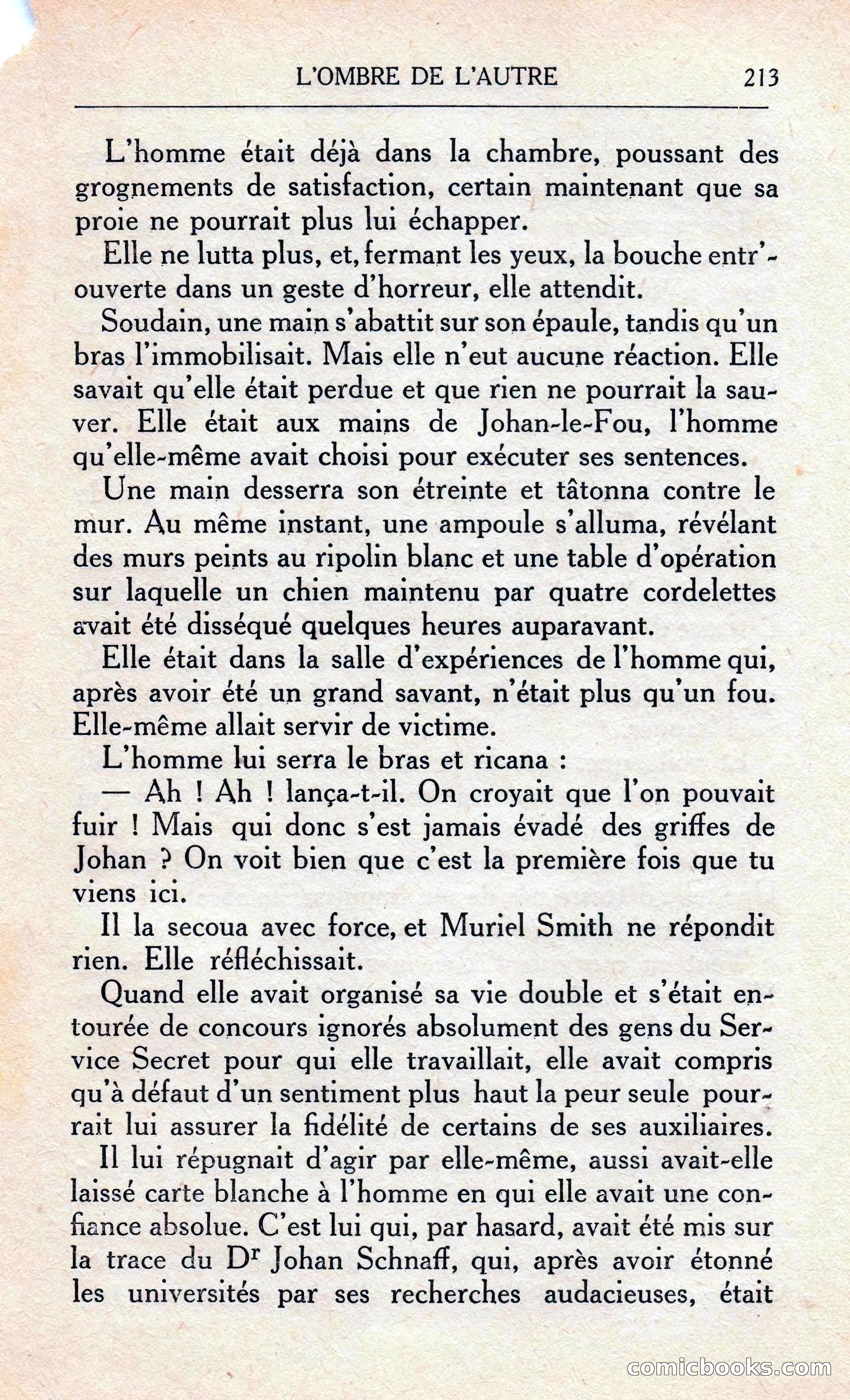 L'Ombre De L'autre — page 219 of 293