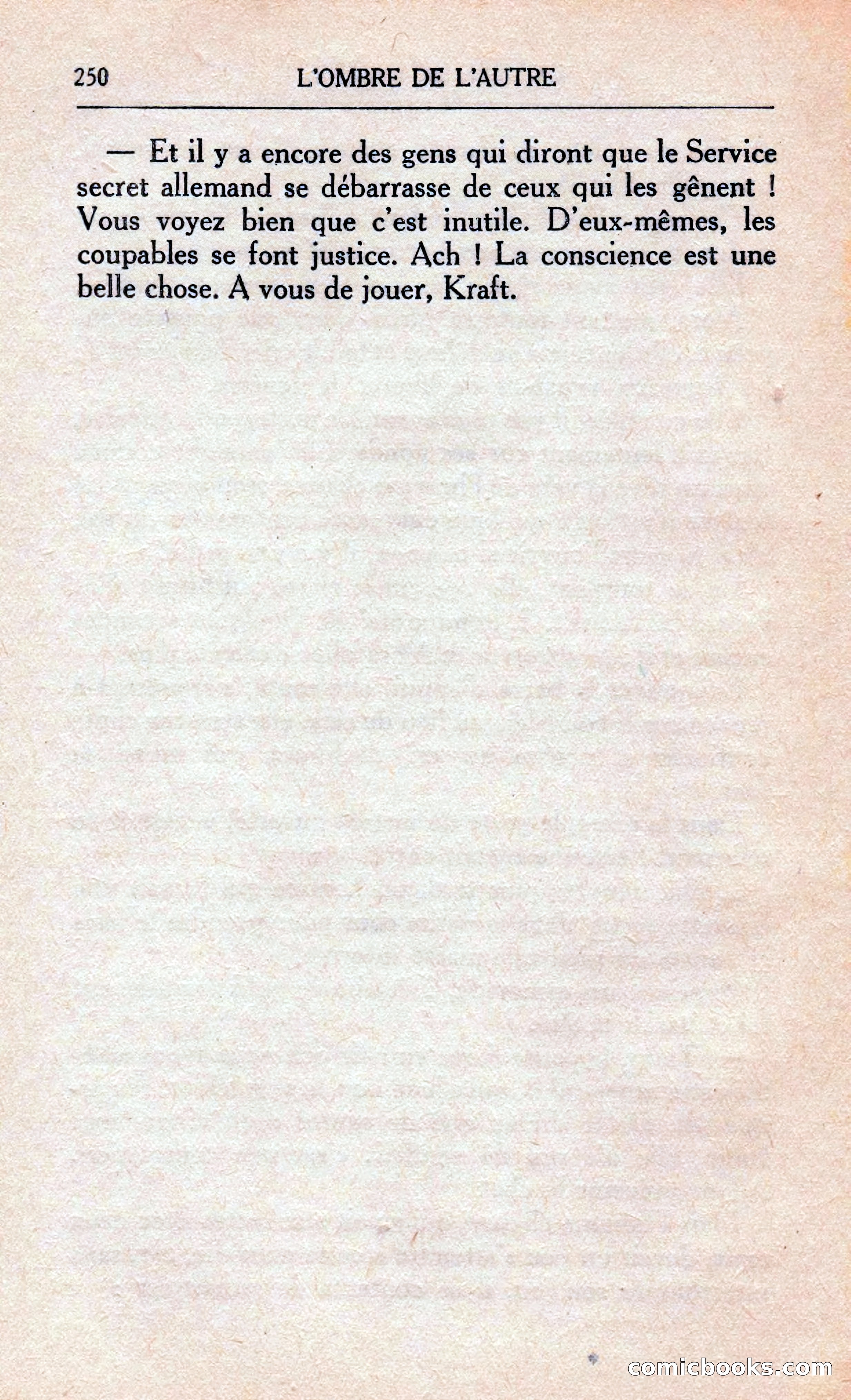 L'Ombre De L'autre — page 256 of 293