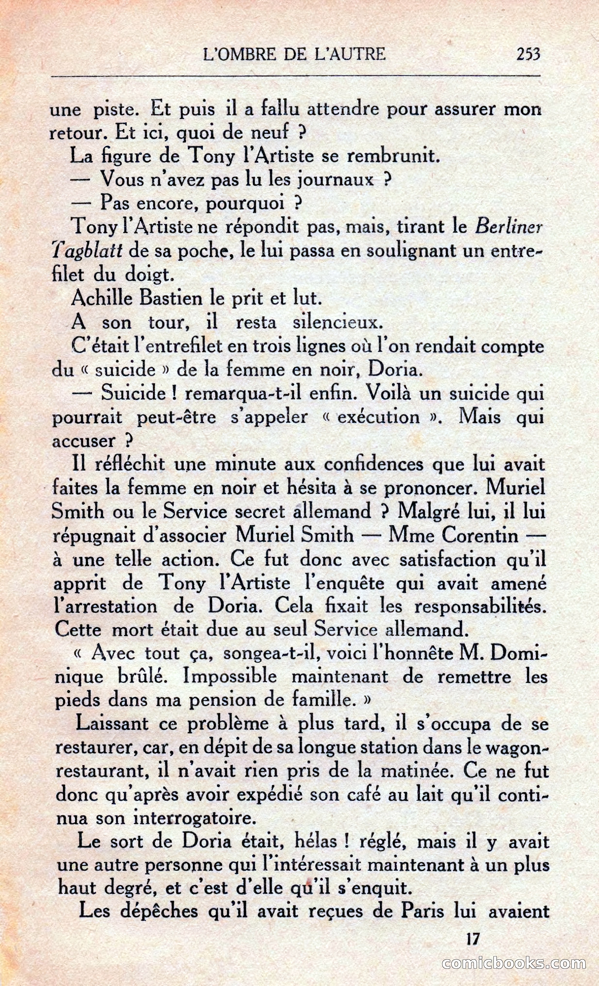 L'Ombre De L'autre — page 259 of 293