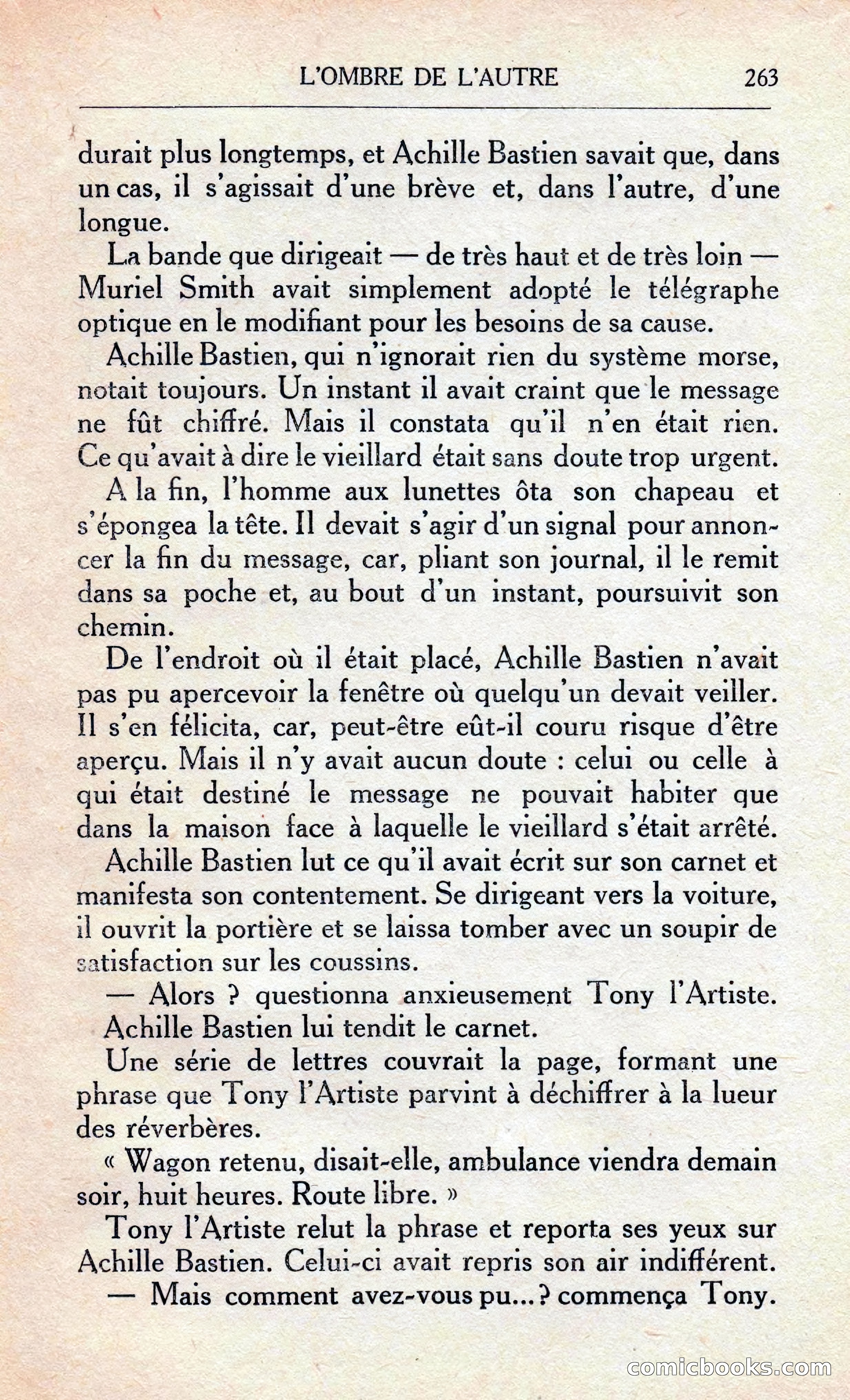 L'Ombre De L'autre — page 269 of 293