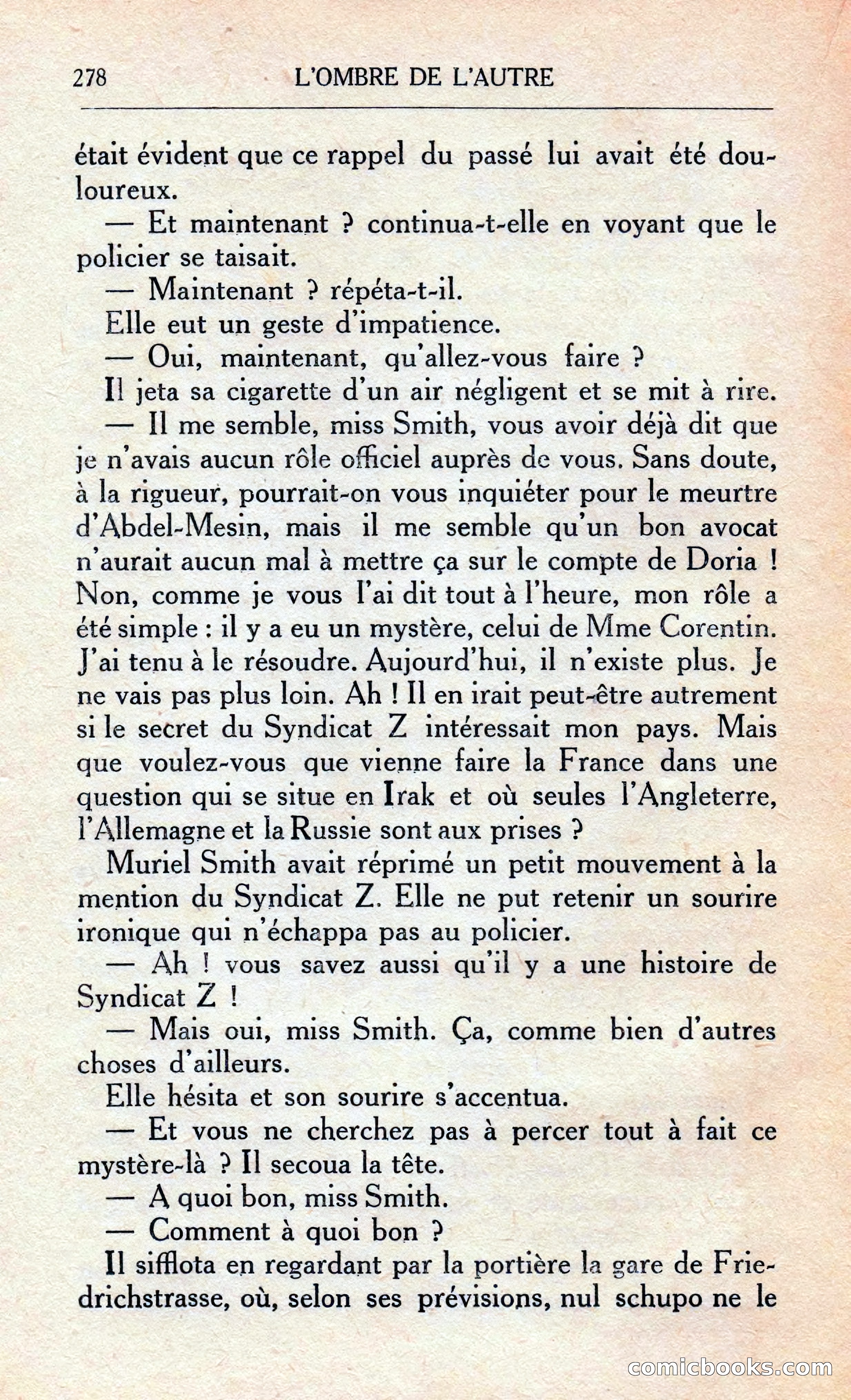 L'Ombre De L'autre — page 284 of 293