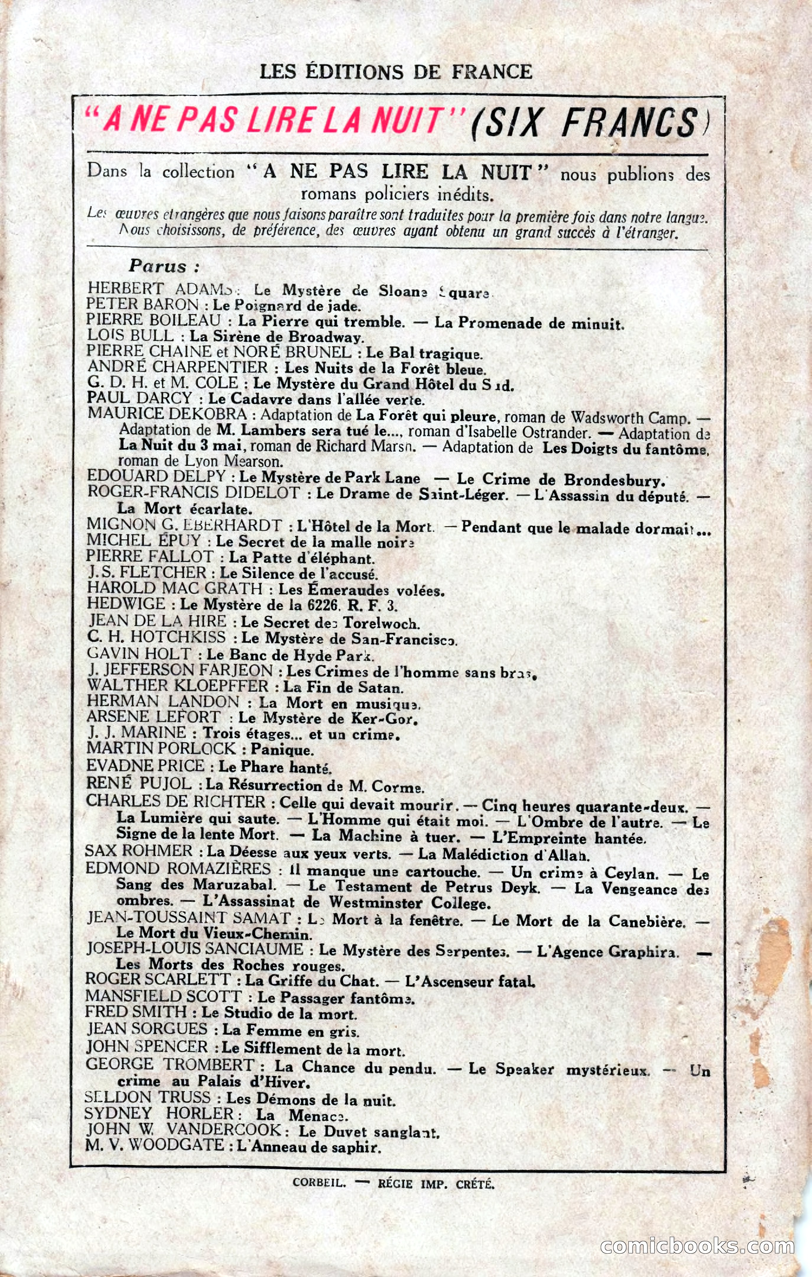 L'Ombre De L'autre — page 292 of 293