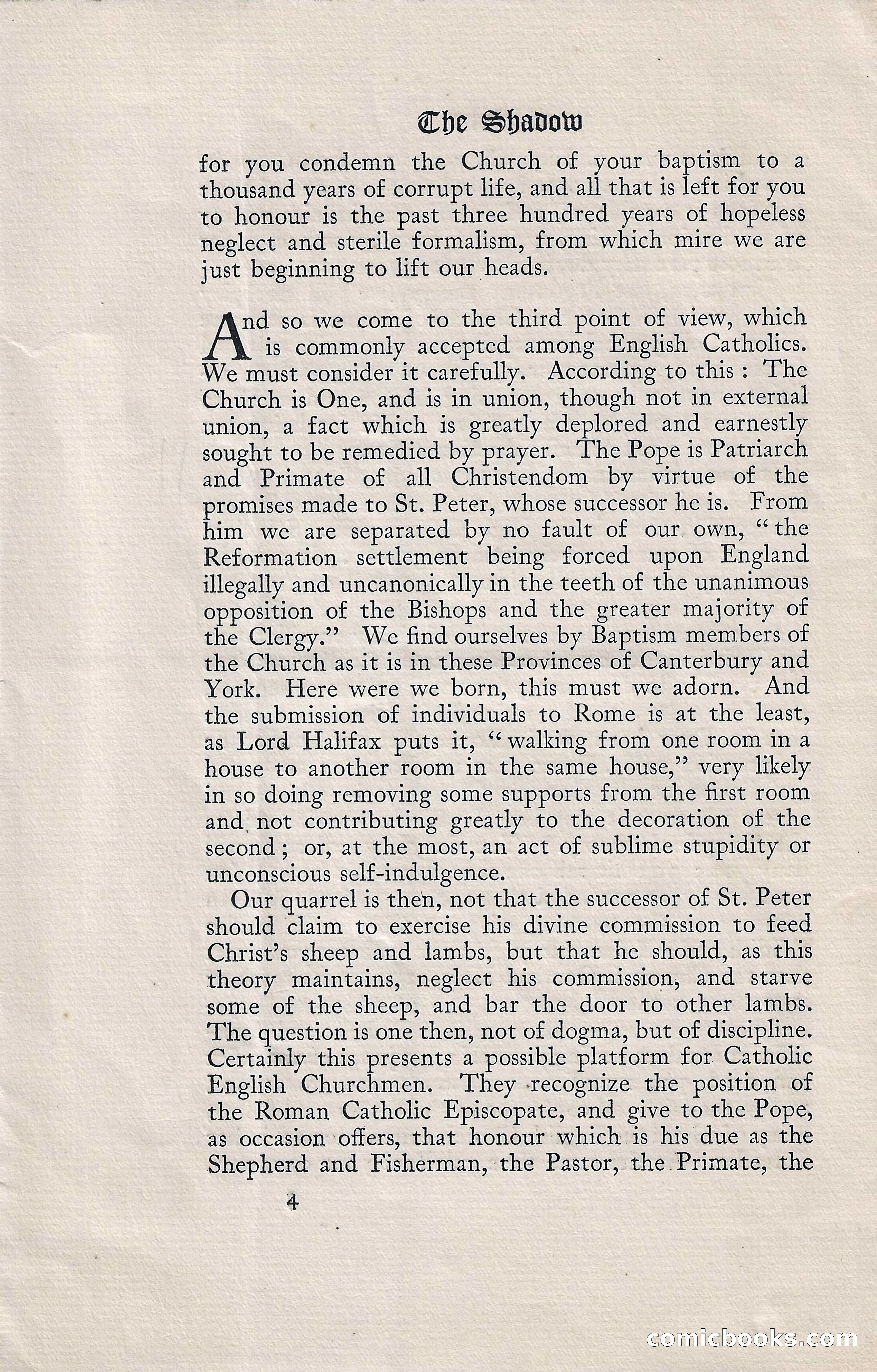 The Shadow of Peter — page 6 of 12