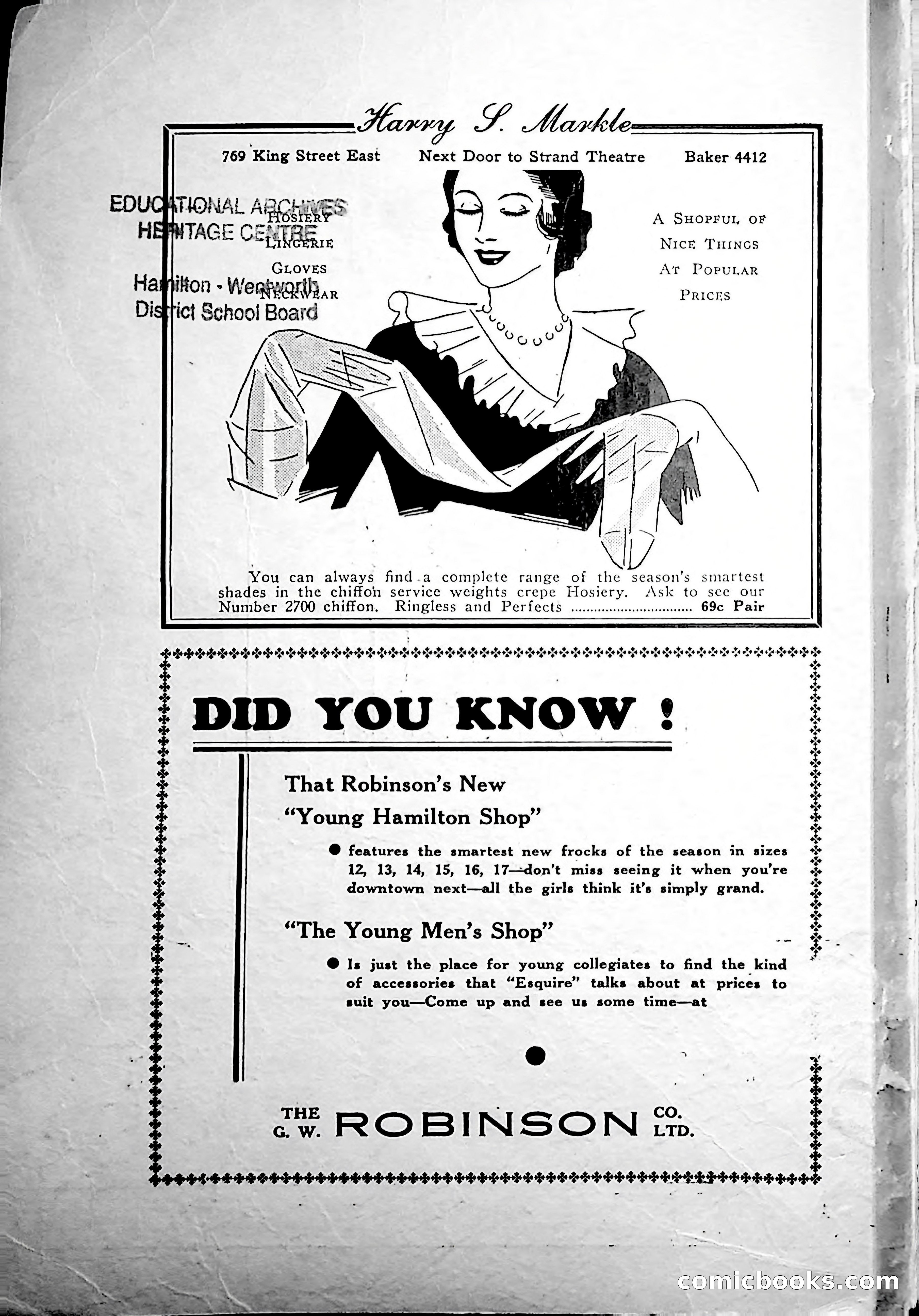 Central High School of Commerce Argosy, 1937 — page 2 of 400