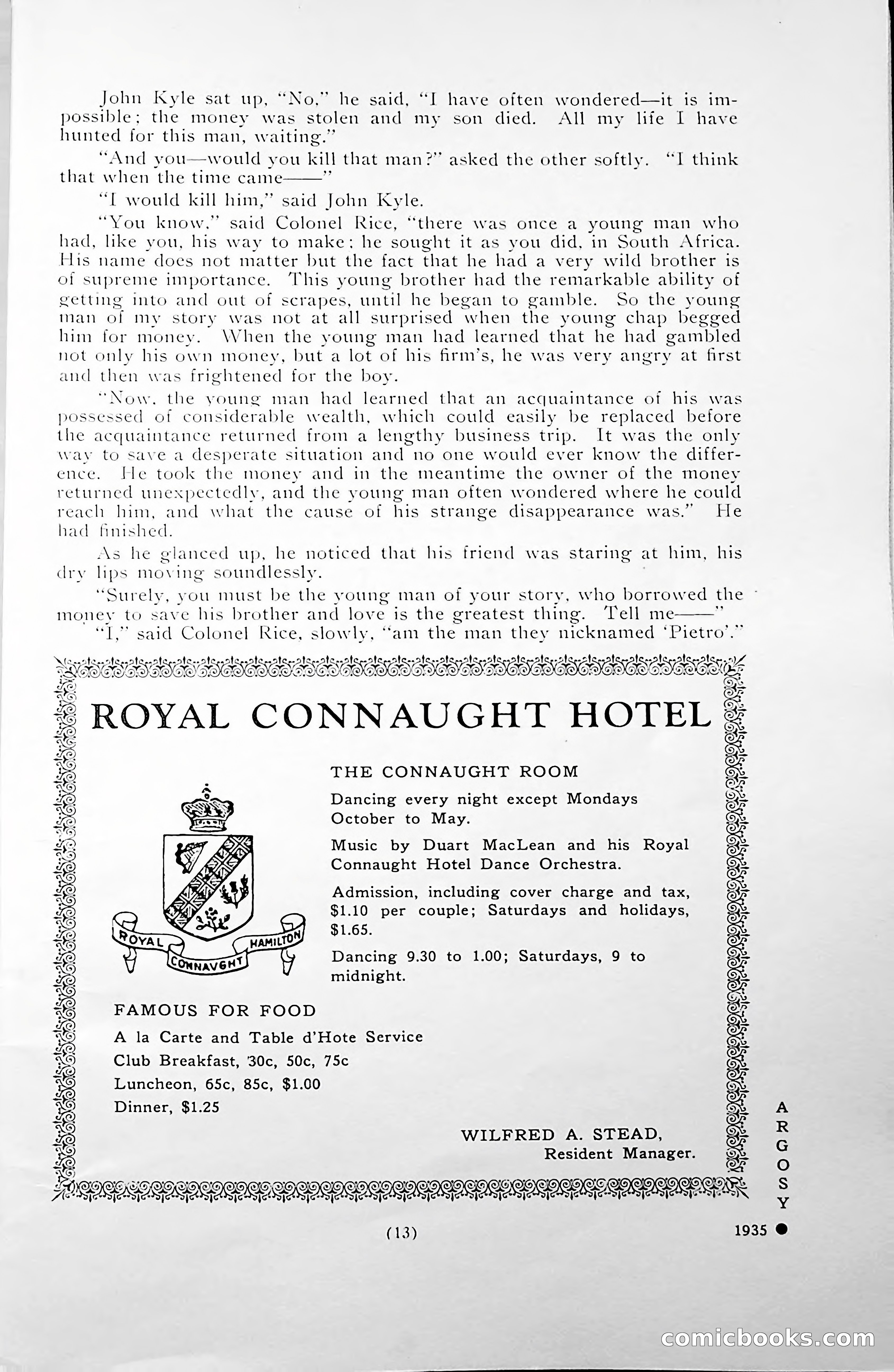 Central High School of Commerce Argosy, 1937 — page 15 of 400