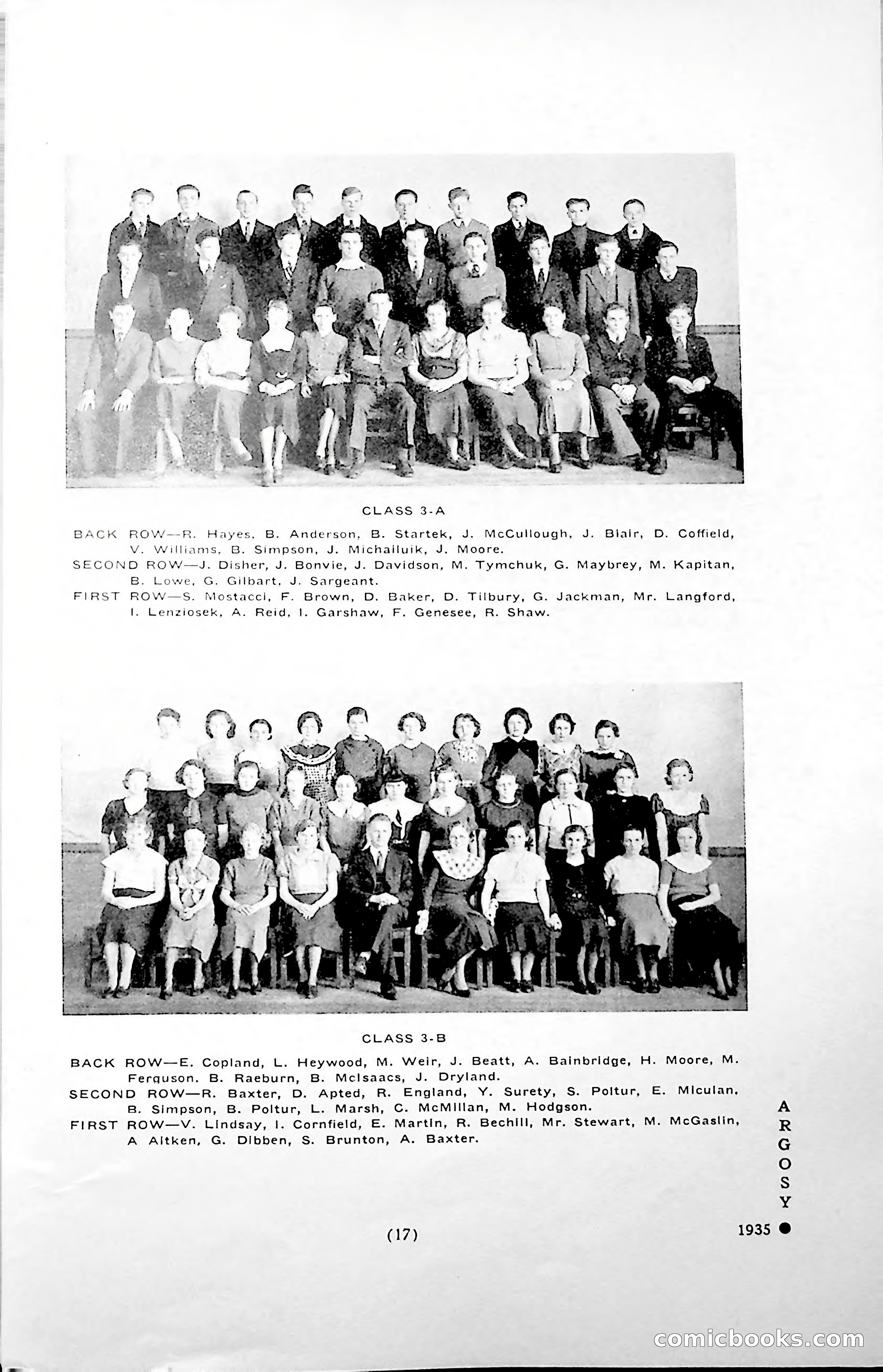 Central High School of Commerce Argosy, 1937 — page 19 of 400