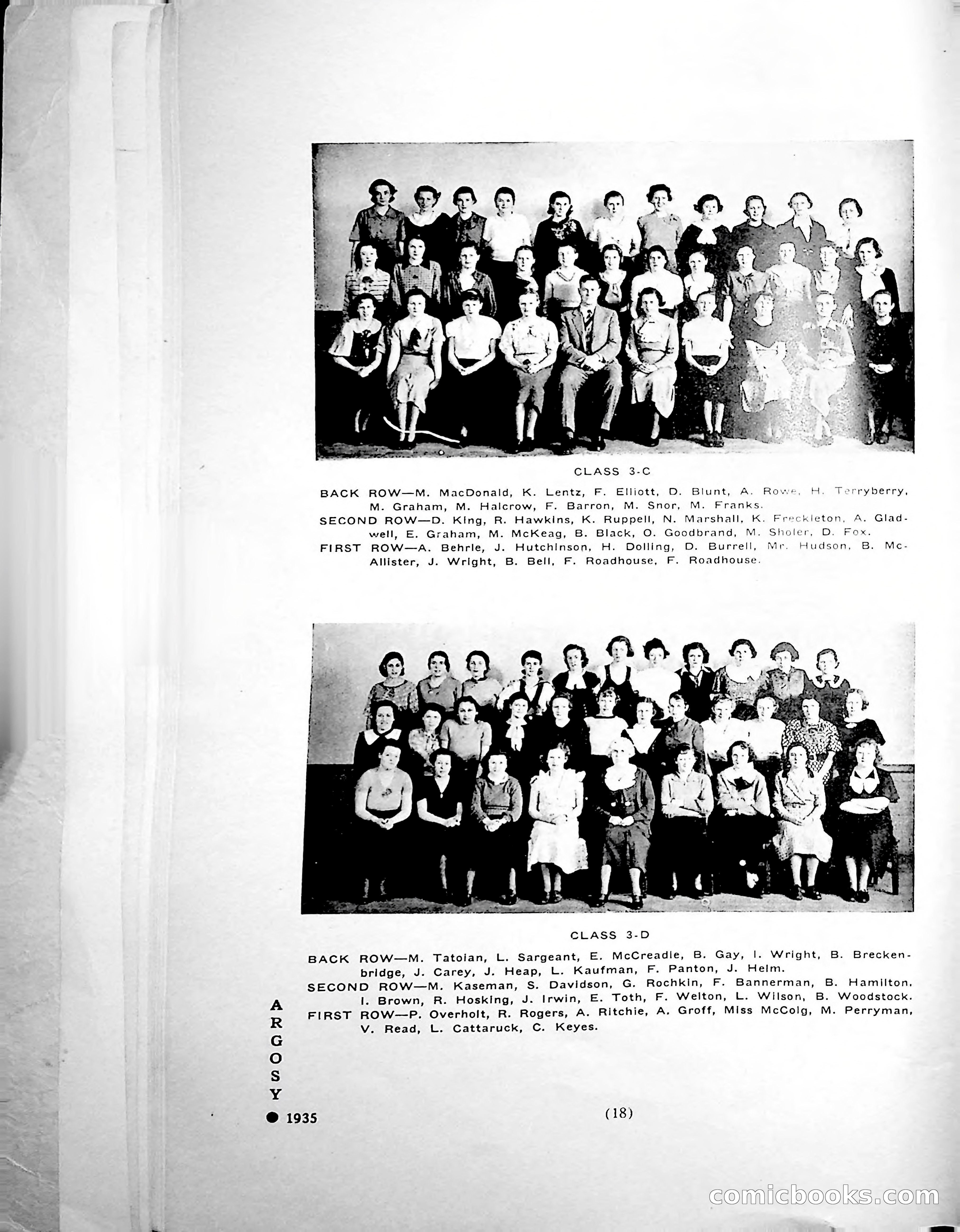 Central High School of Commerce Argosy, 1937 — page 20 of 400