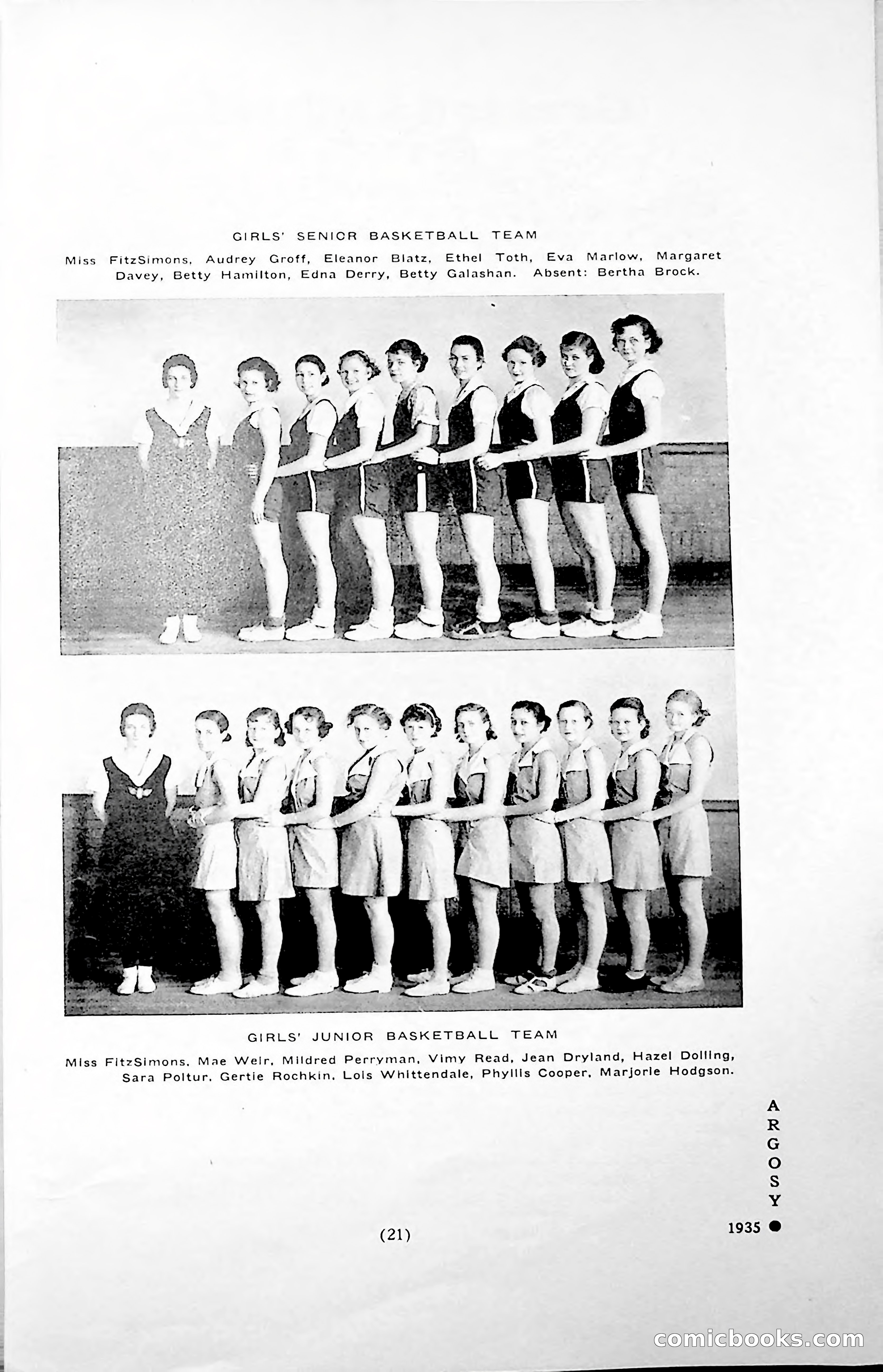 Central High School of Commerce Argosy, 1937 — page 23 of 400