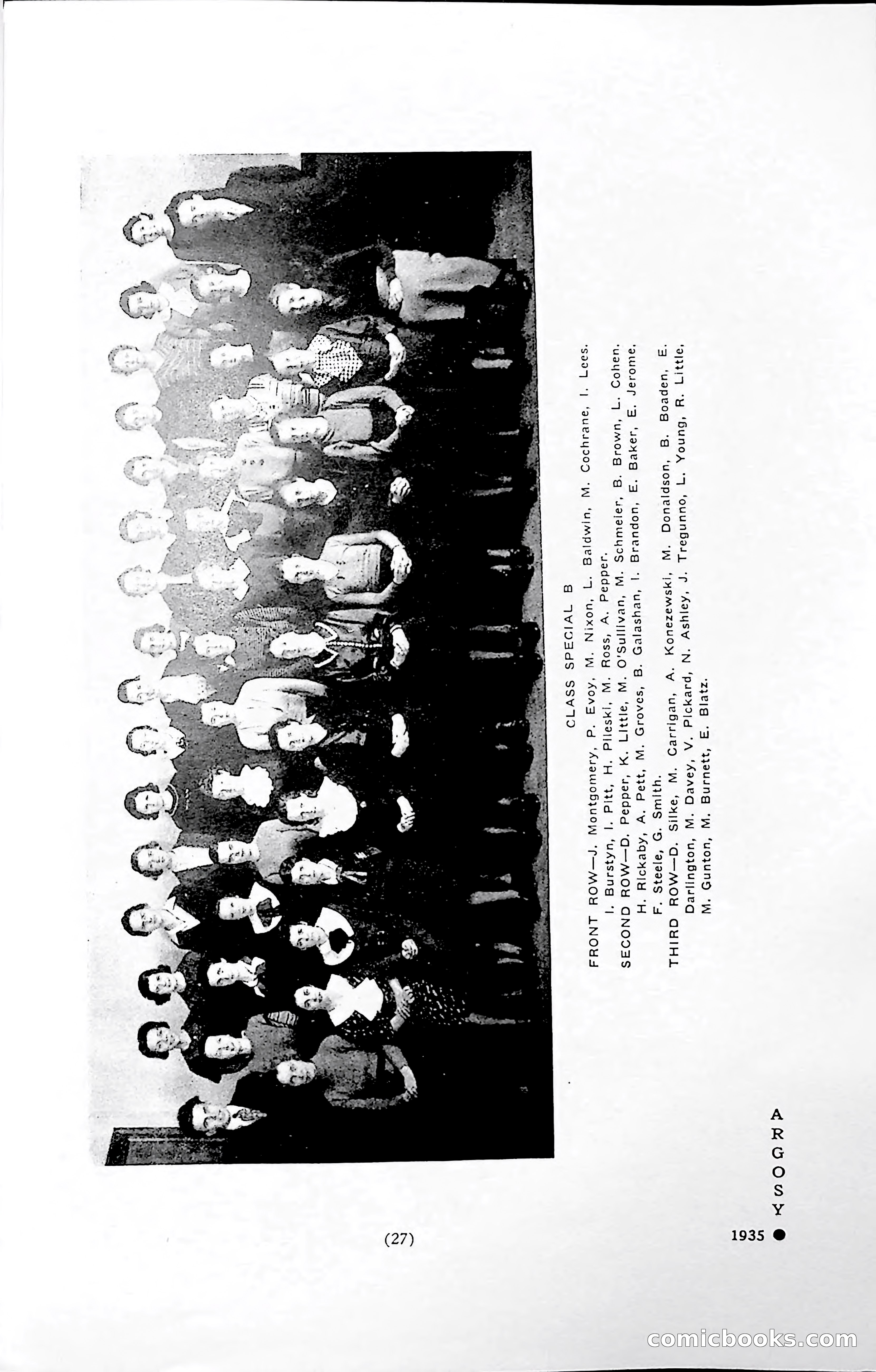Central High School of Commerce Argosy, 1937 — page 29 of 400