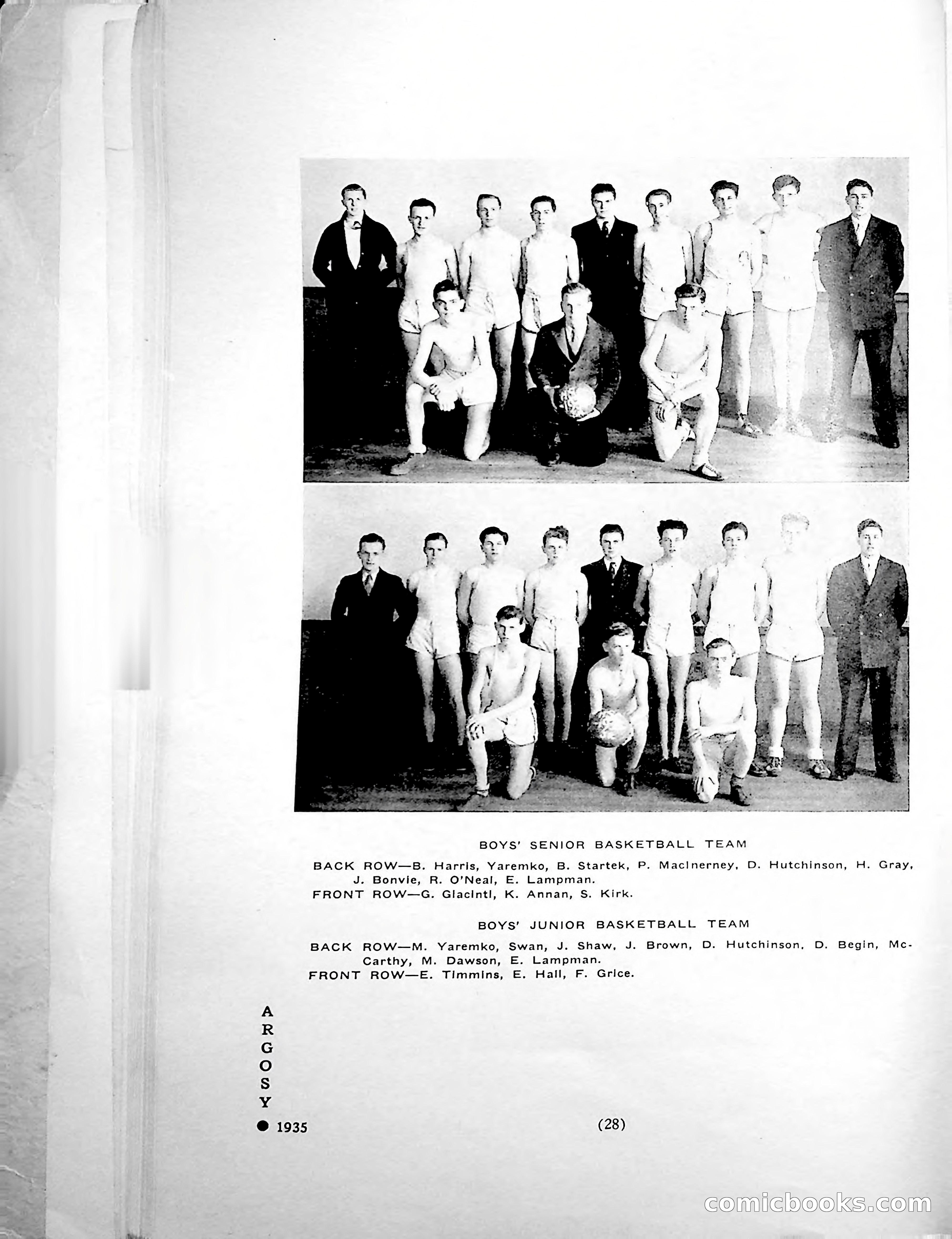 Central High School of Commerce Argosy, 1937 — page 30 of 400