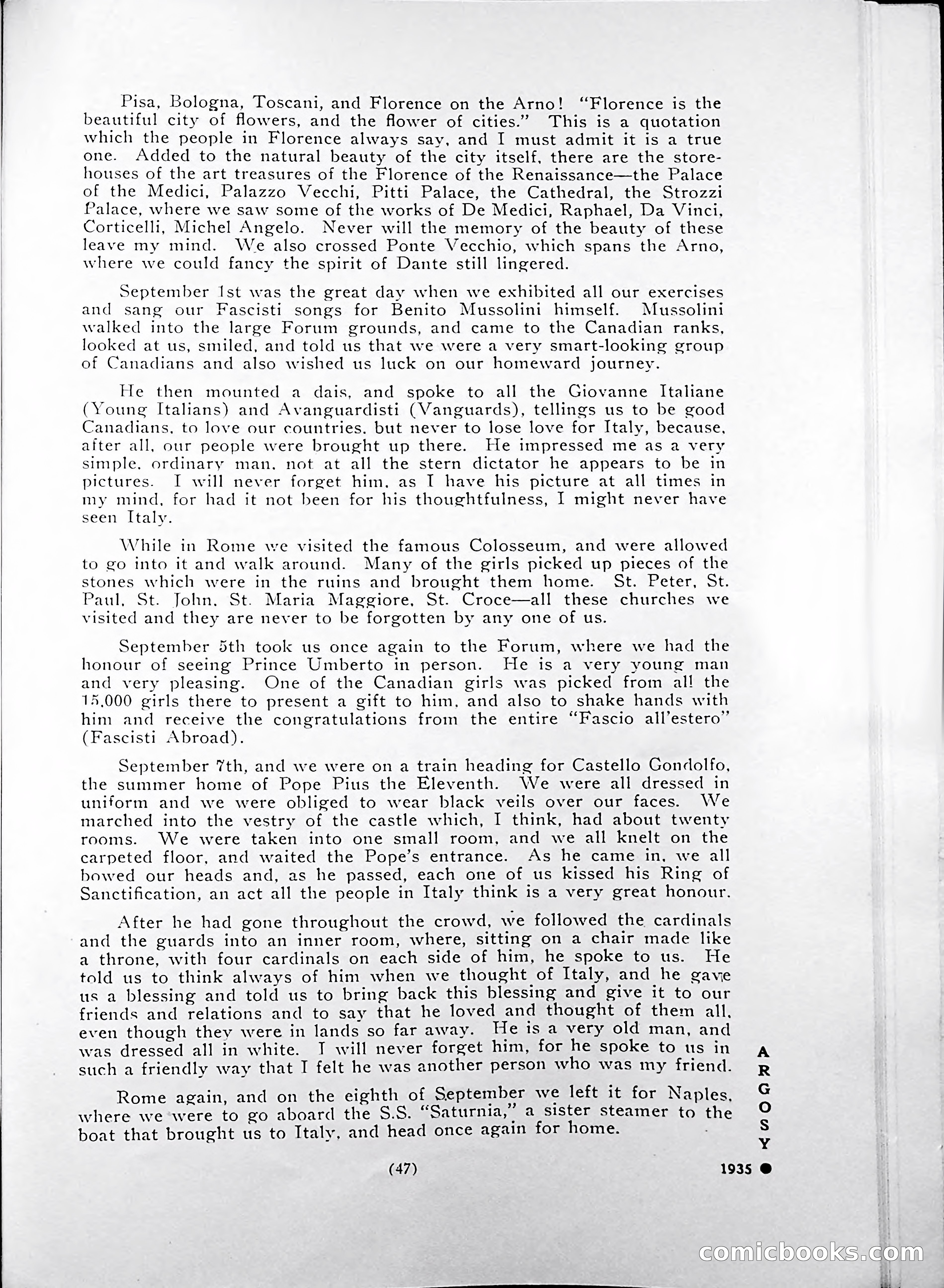 Central High School of Commerce Argosy, 1937 — page 51 of 400