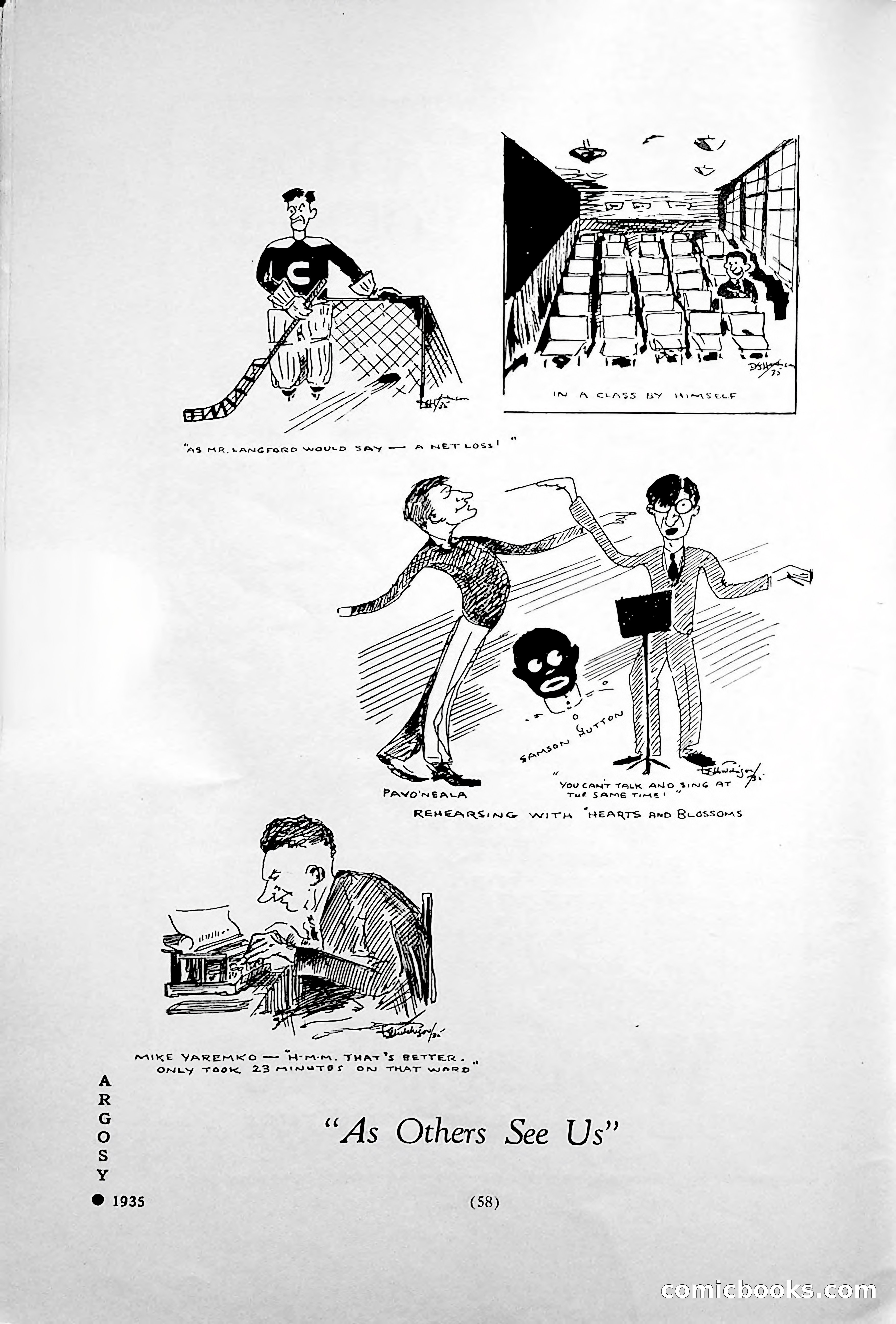 Central High School of Commerce Argosy, 1937 — page 62 of 400