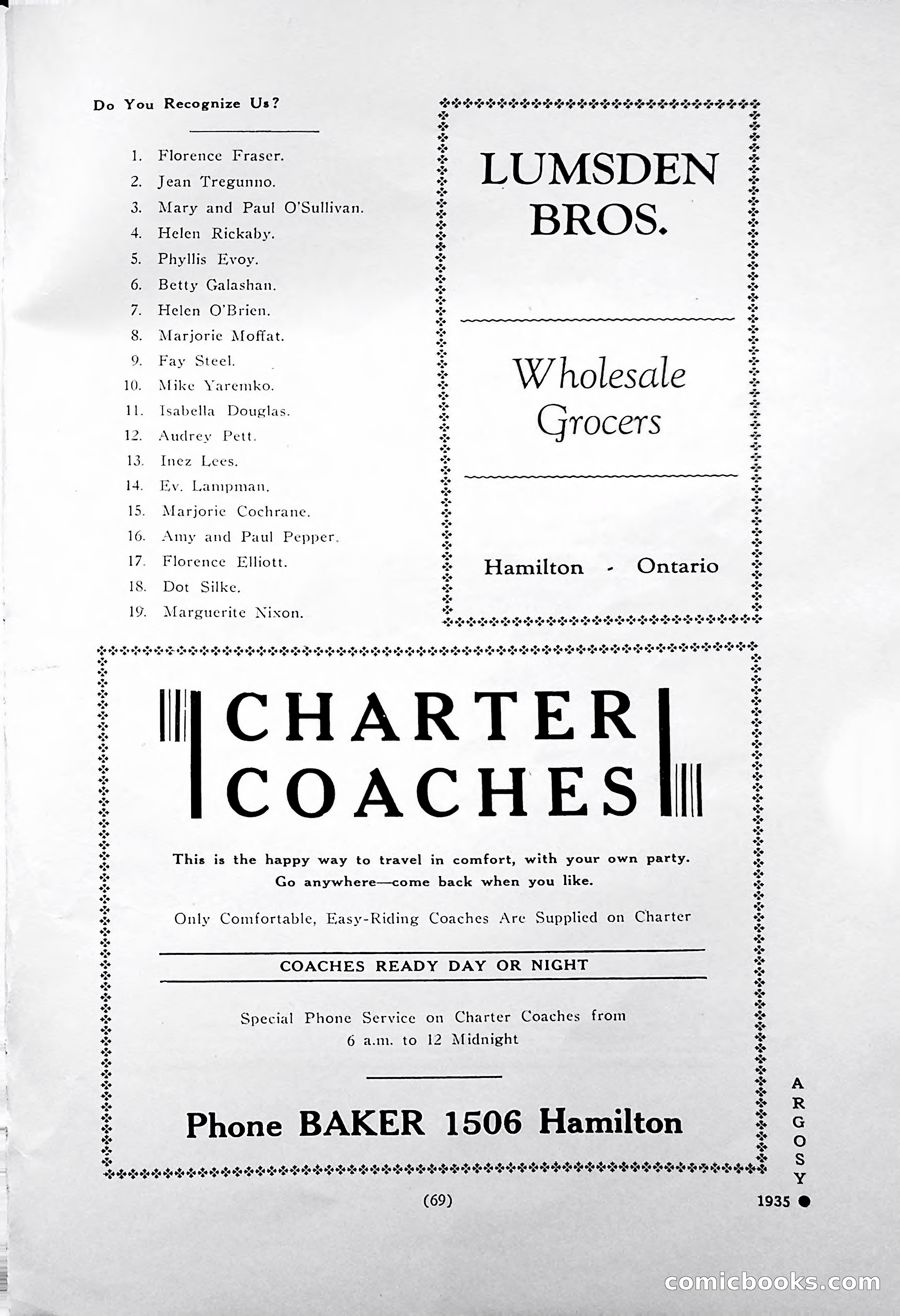 Central High School of Commerce Argosy, 1937 — page 73 of 400