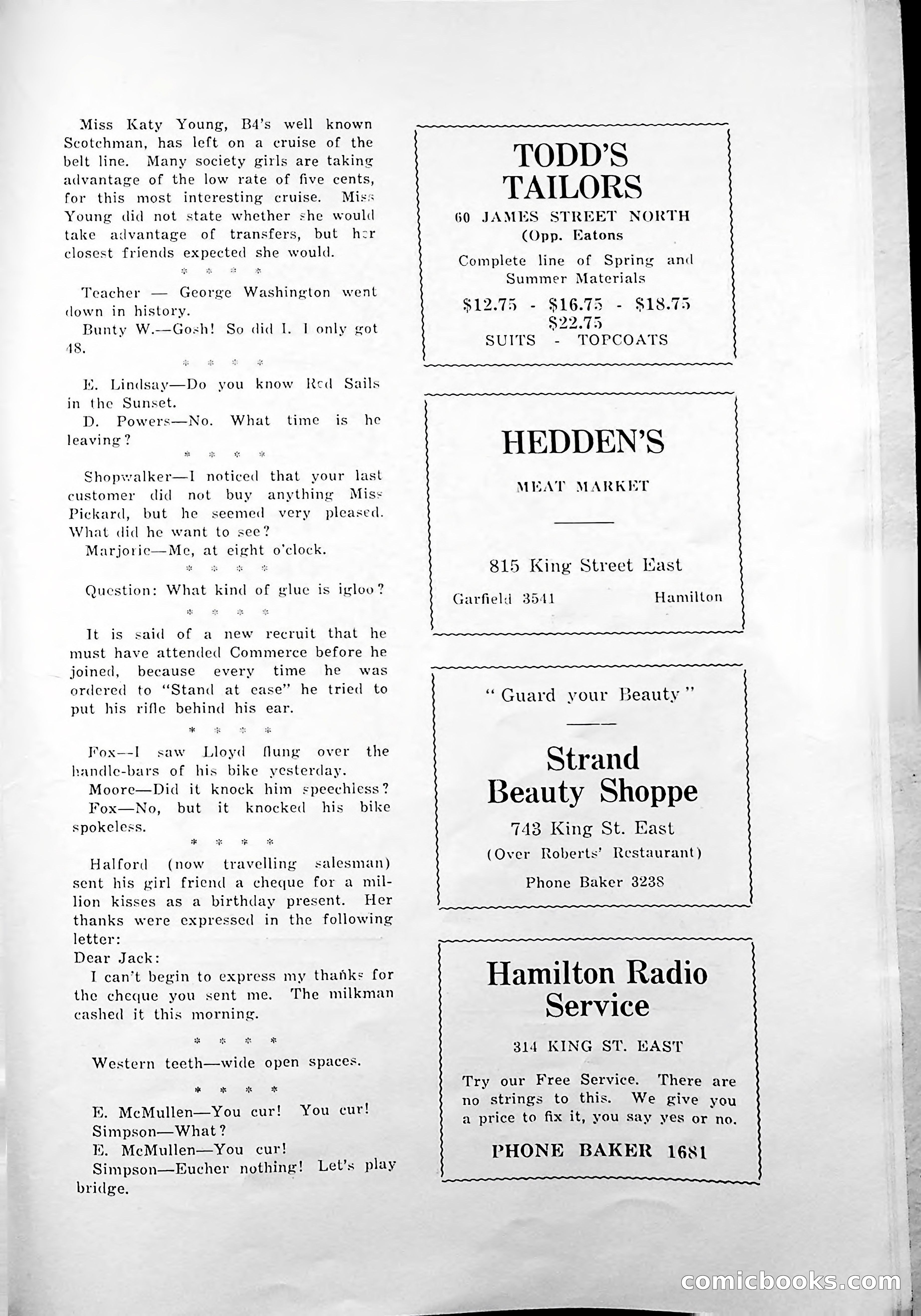 Central High School of Commerce Argosy, 1937 — page 79 of 400