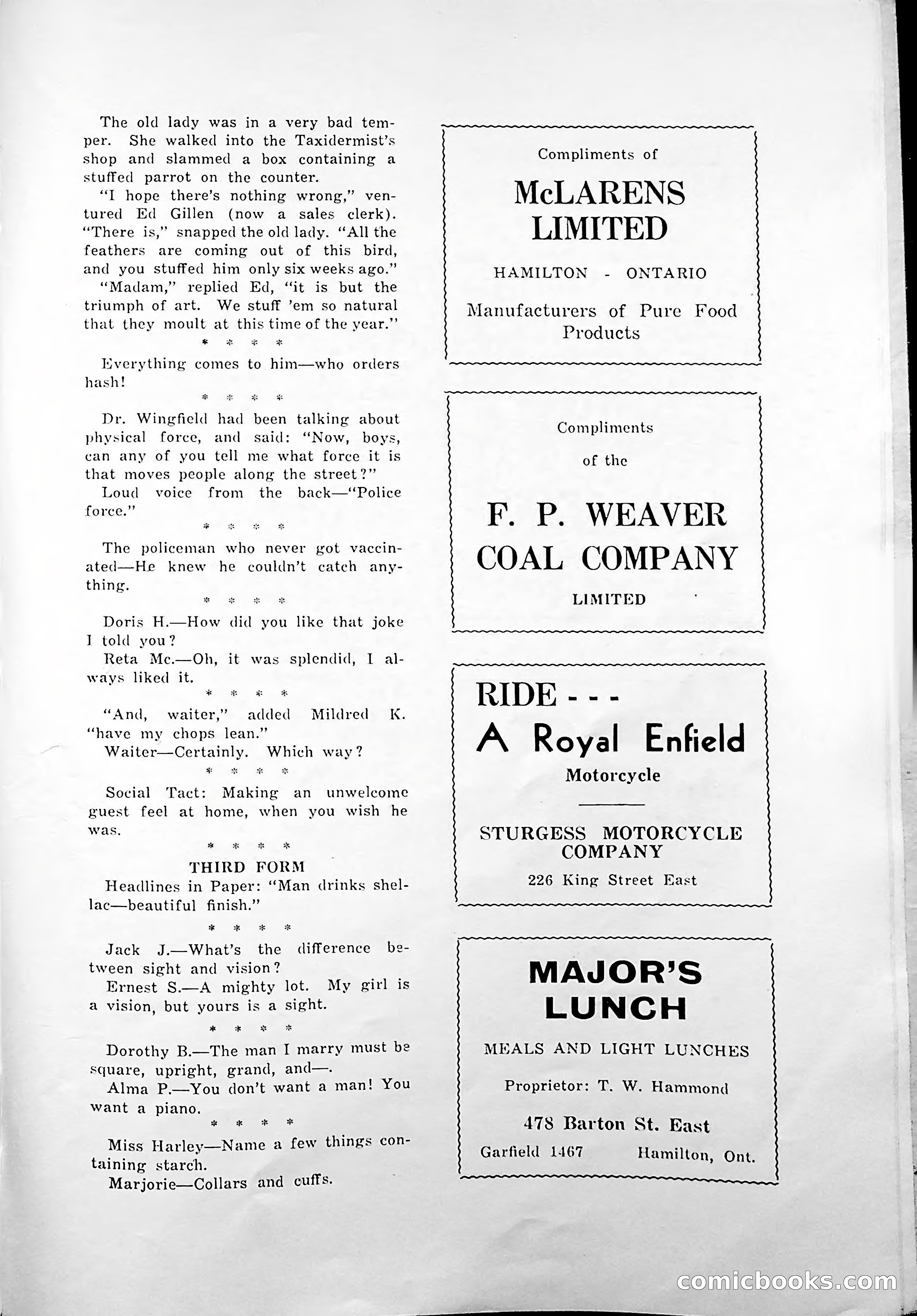 Central High School of Commerce Argosy, 1937 — page 81 of 400